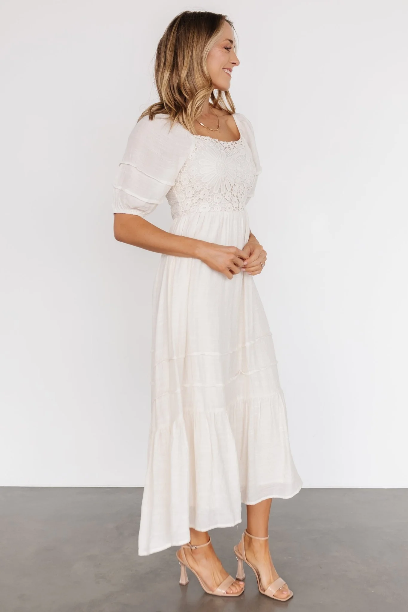 Archer Boho Dress | Beige