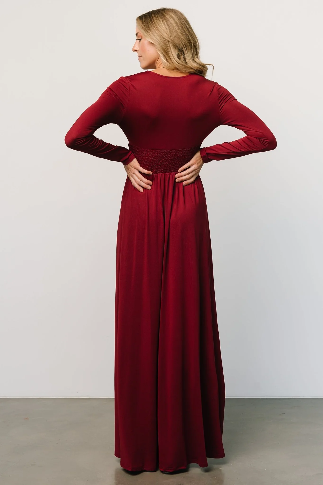 Arianna Maxi Dress | Wine