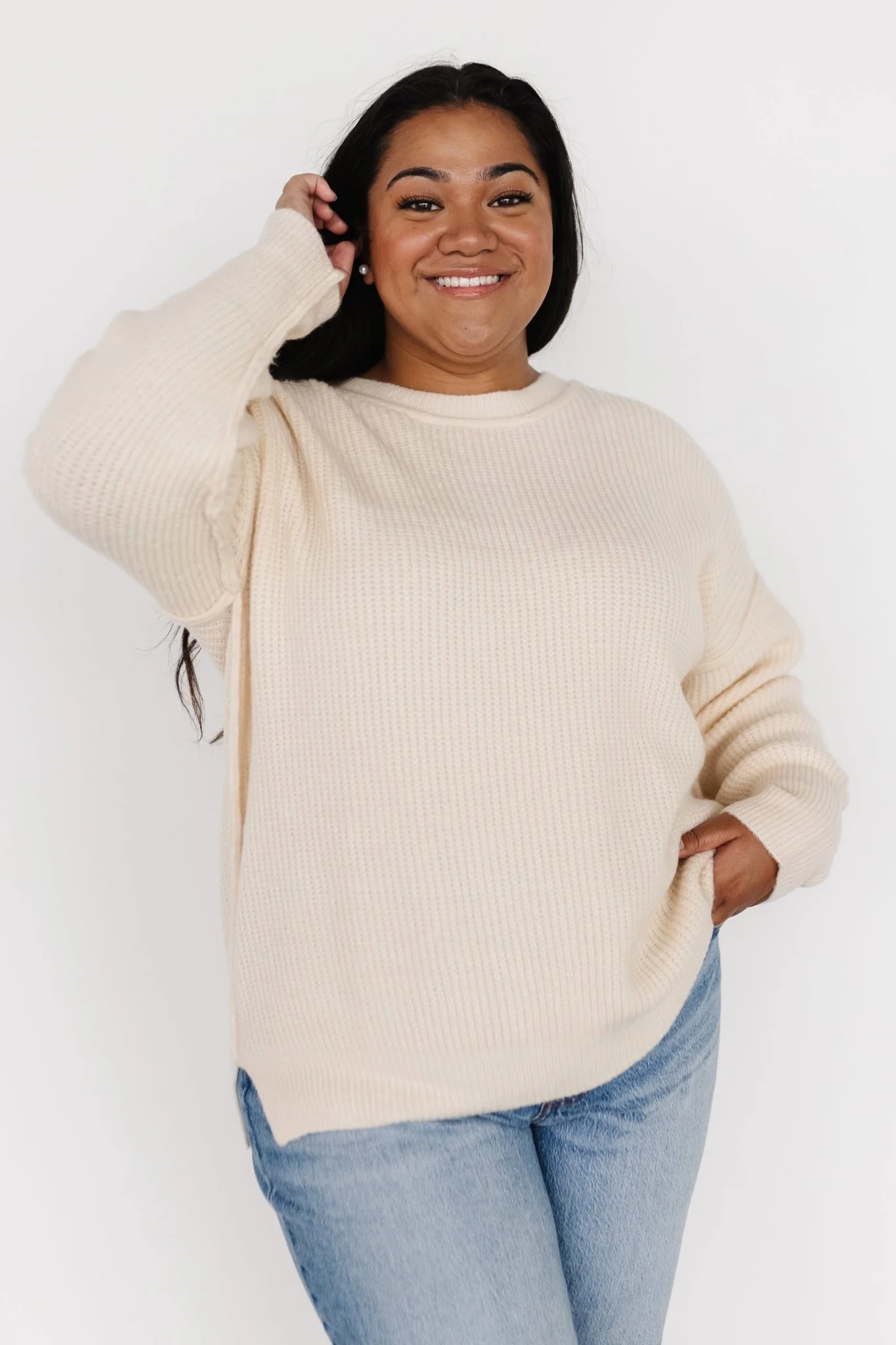 Jacey Knit Sweater | Ivory