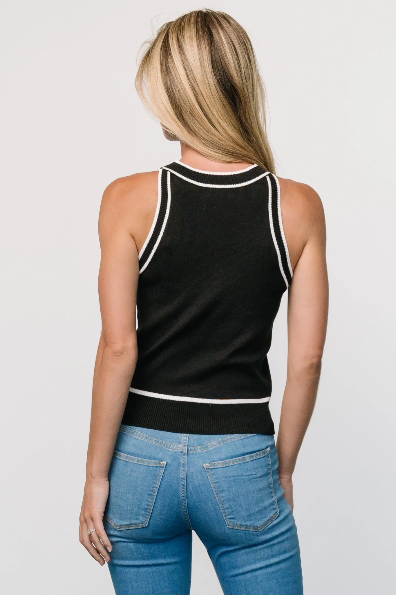 Kate Sweater Top | Black