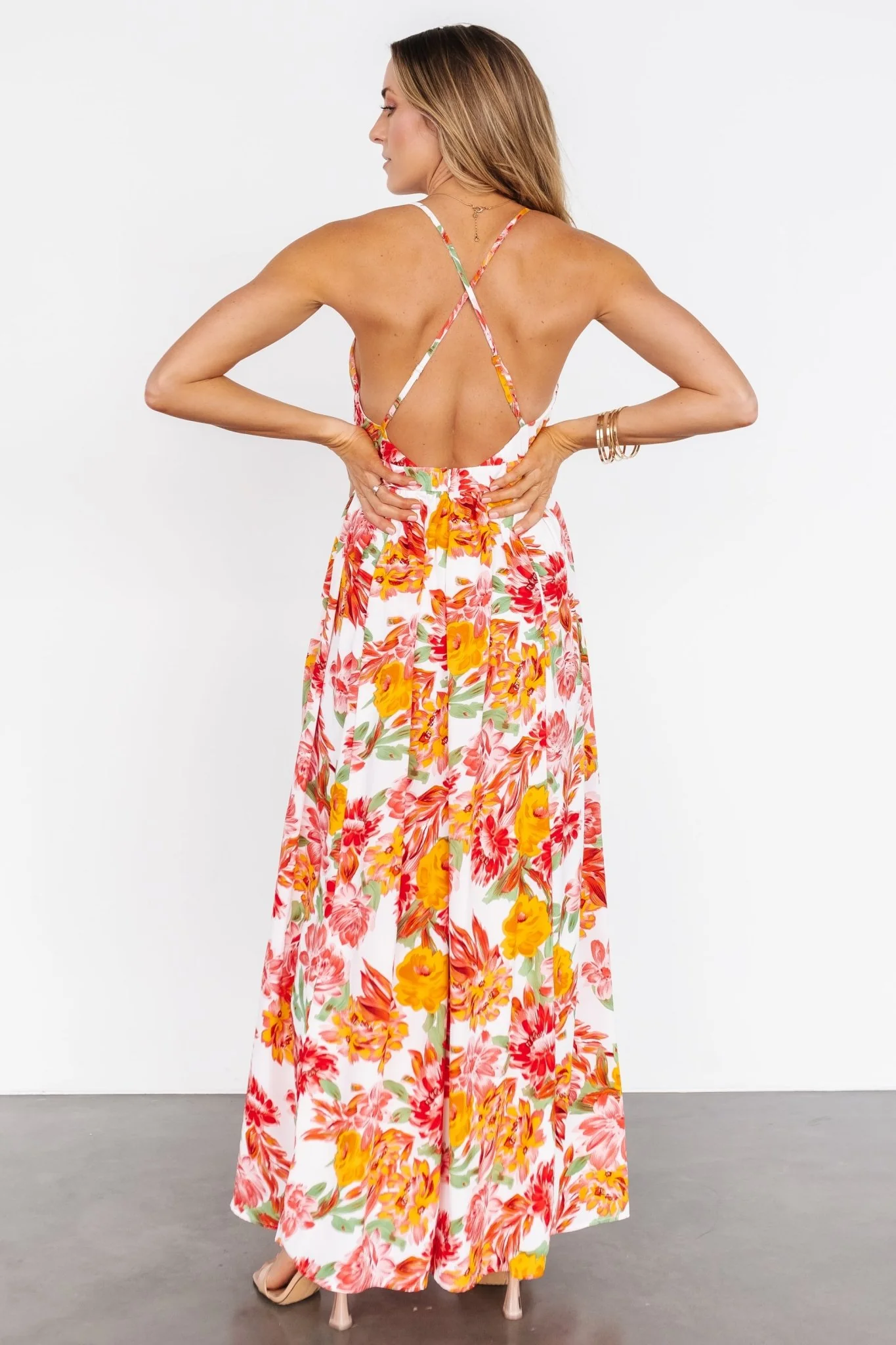 Miramar Maxi Dress | Off White Floral