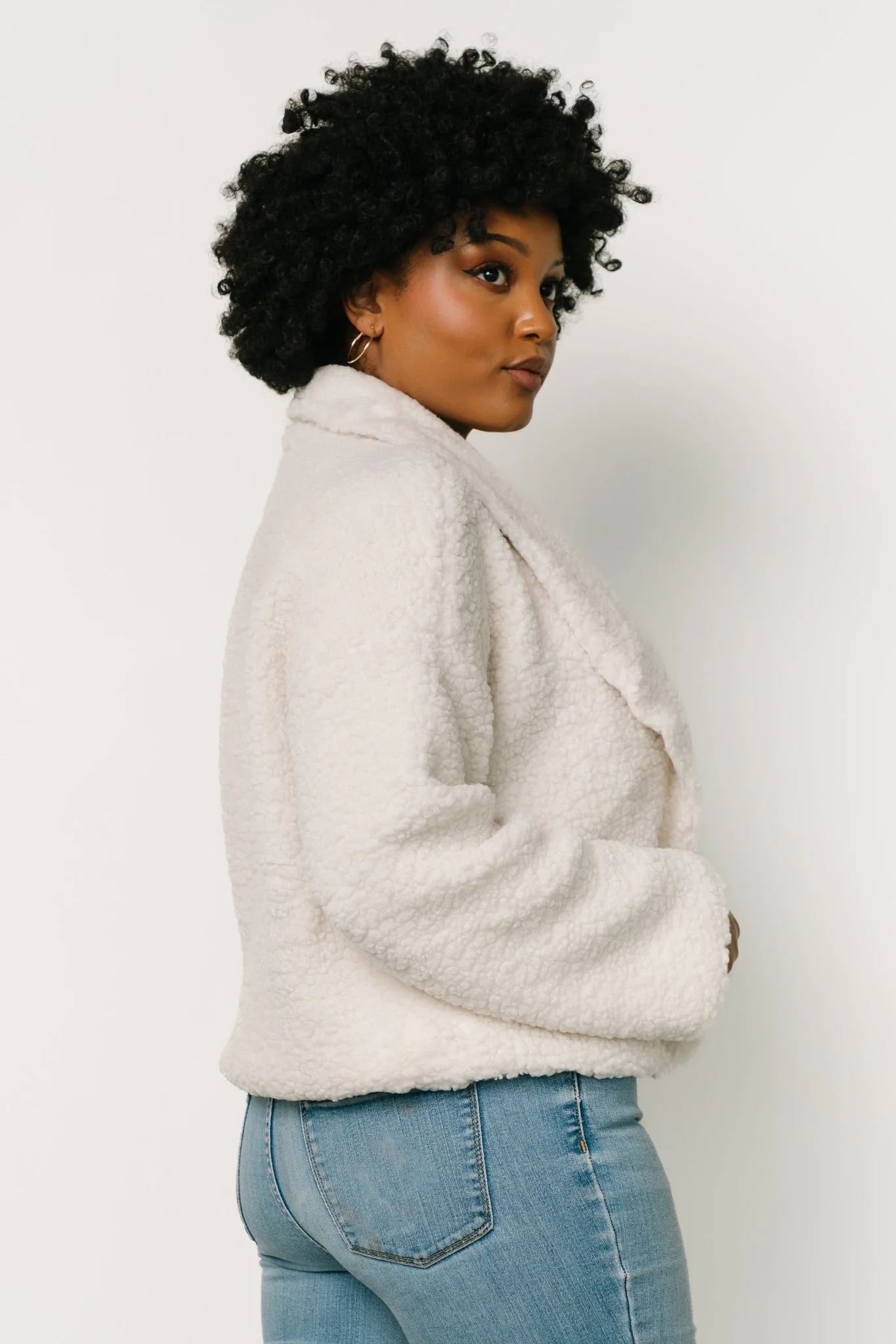 Crest Sherpa Jacket | Off White