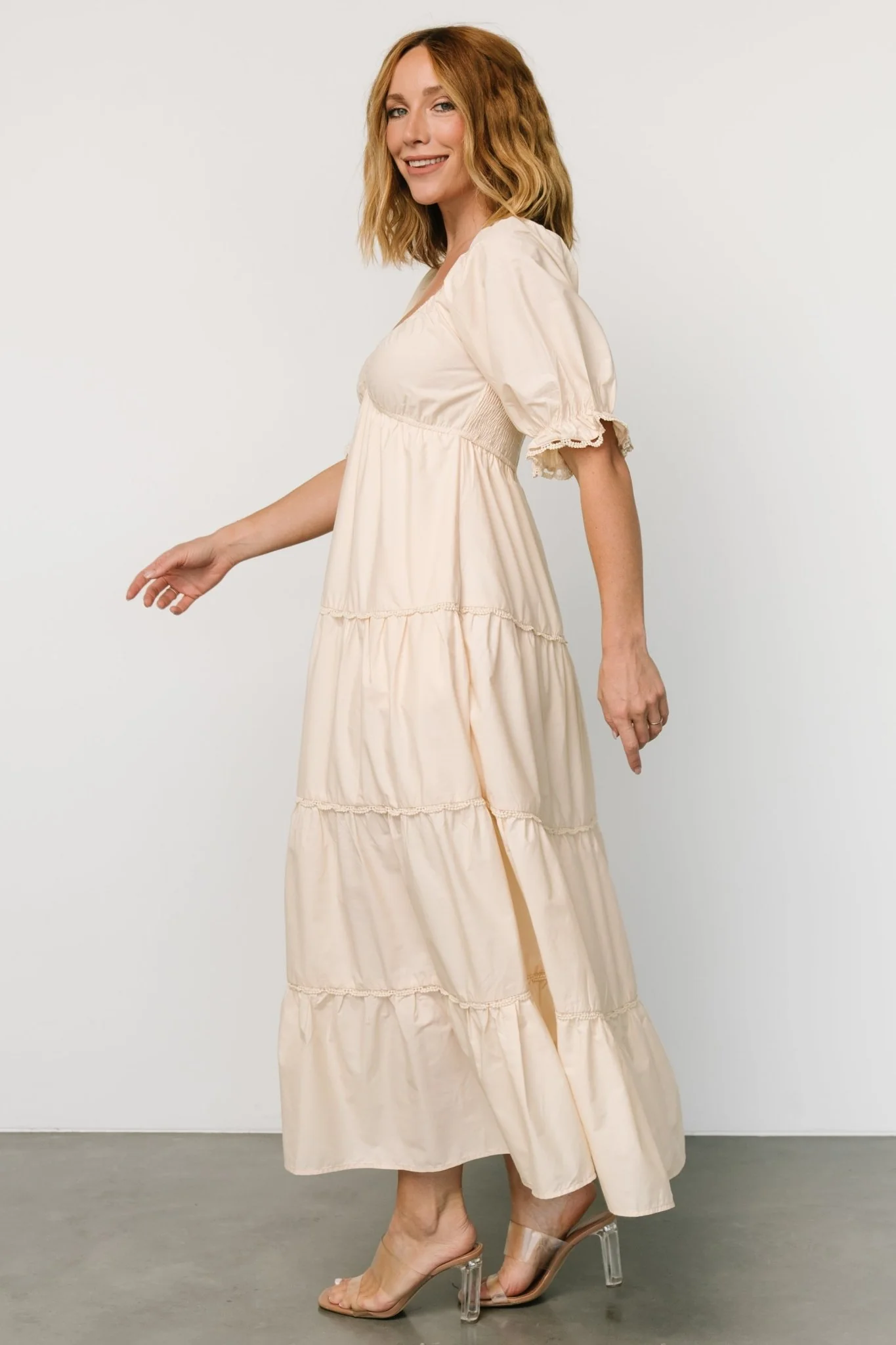 Raleigh Maxi Dress | Cream