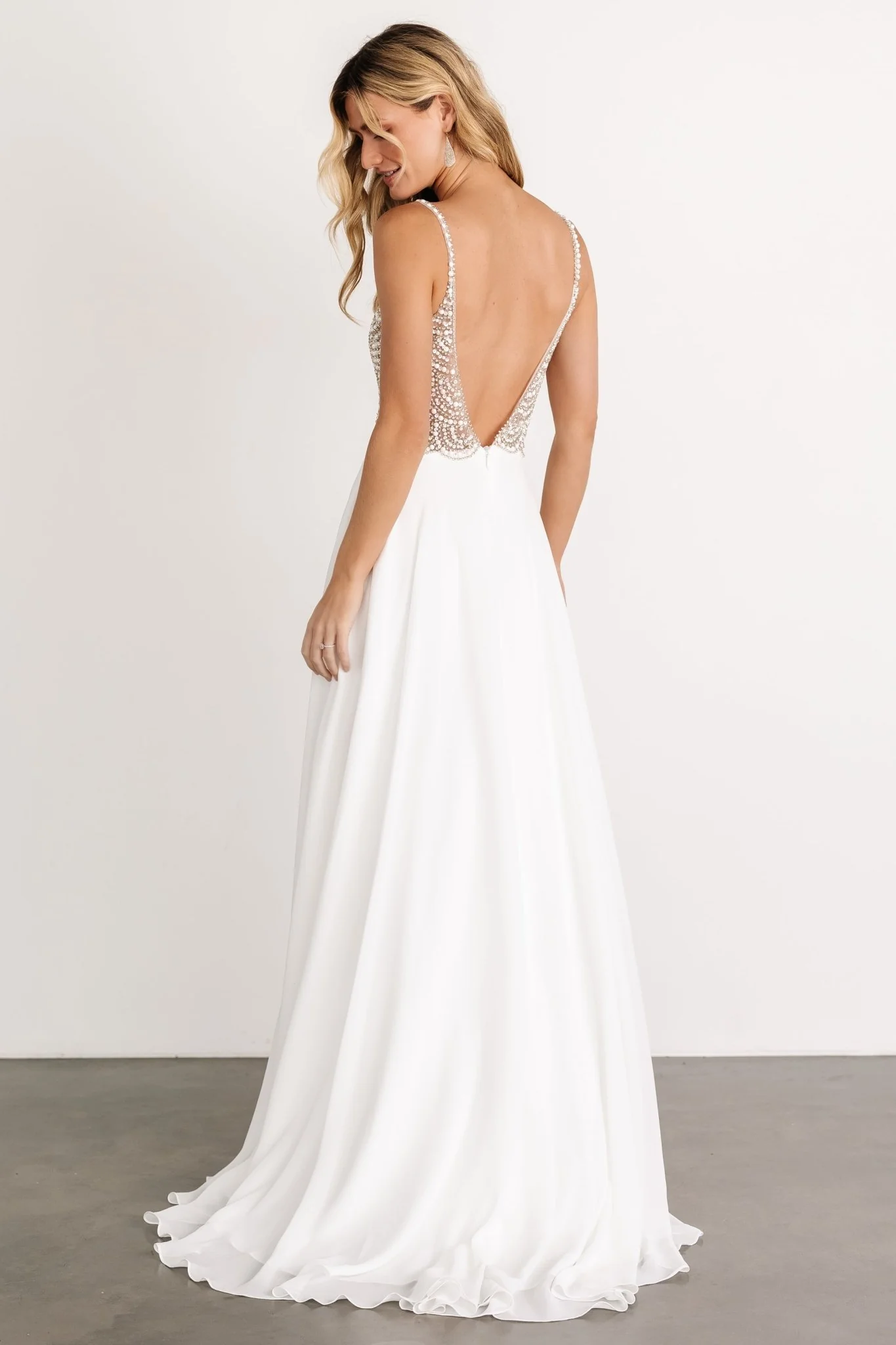 Honor Beaded Bridal Gown | Off White