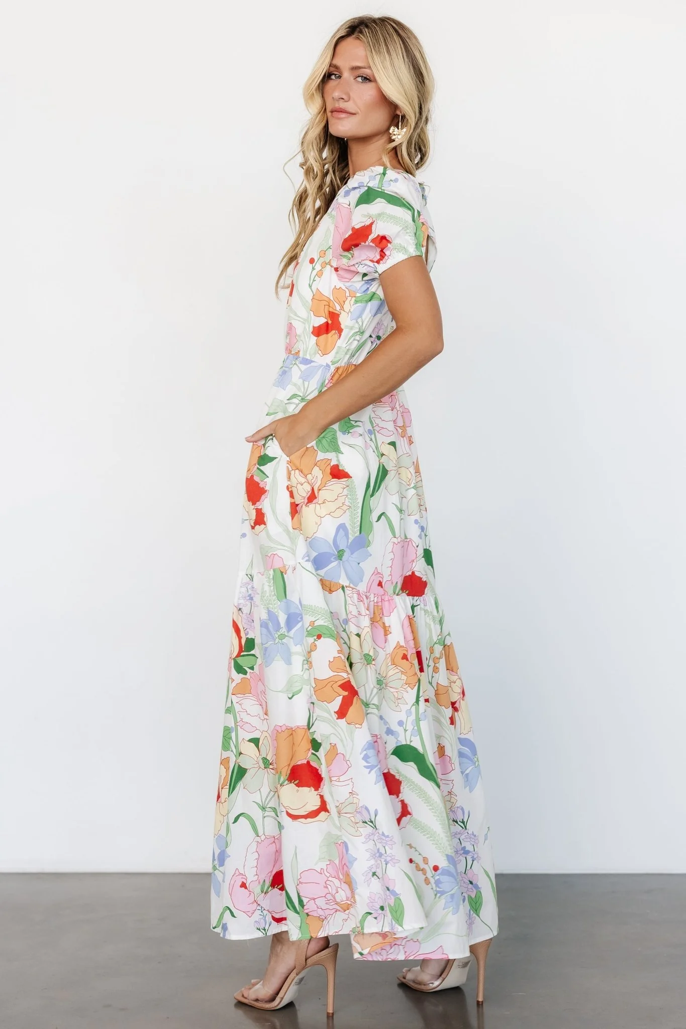 Risette Maxi Dress | Multi Floral