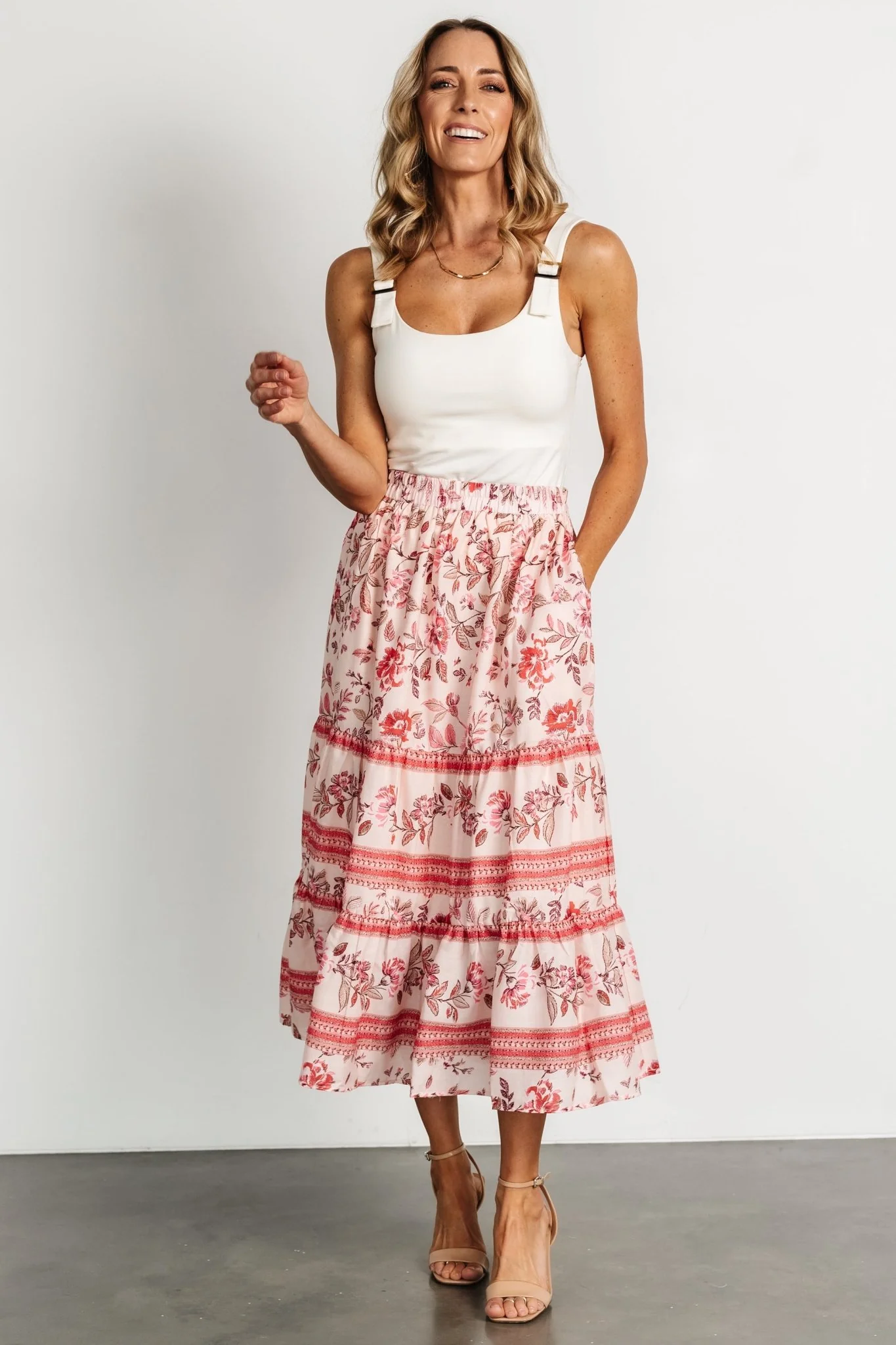 Meg Skirt | Blush Multi