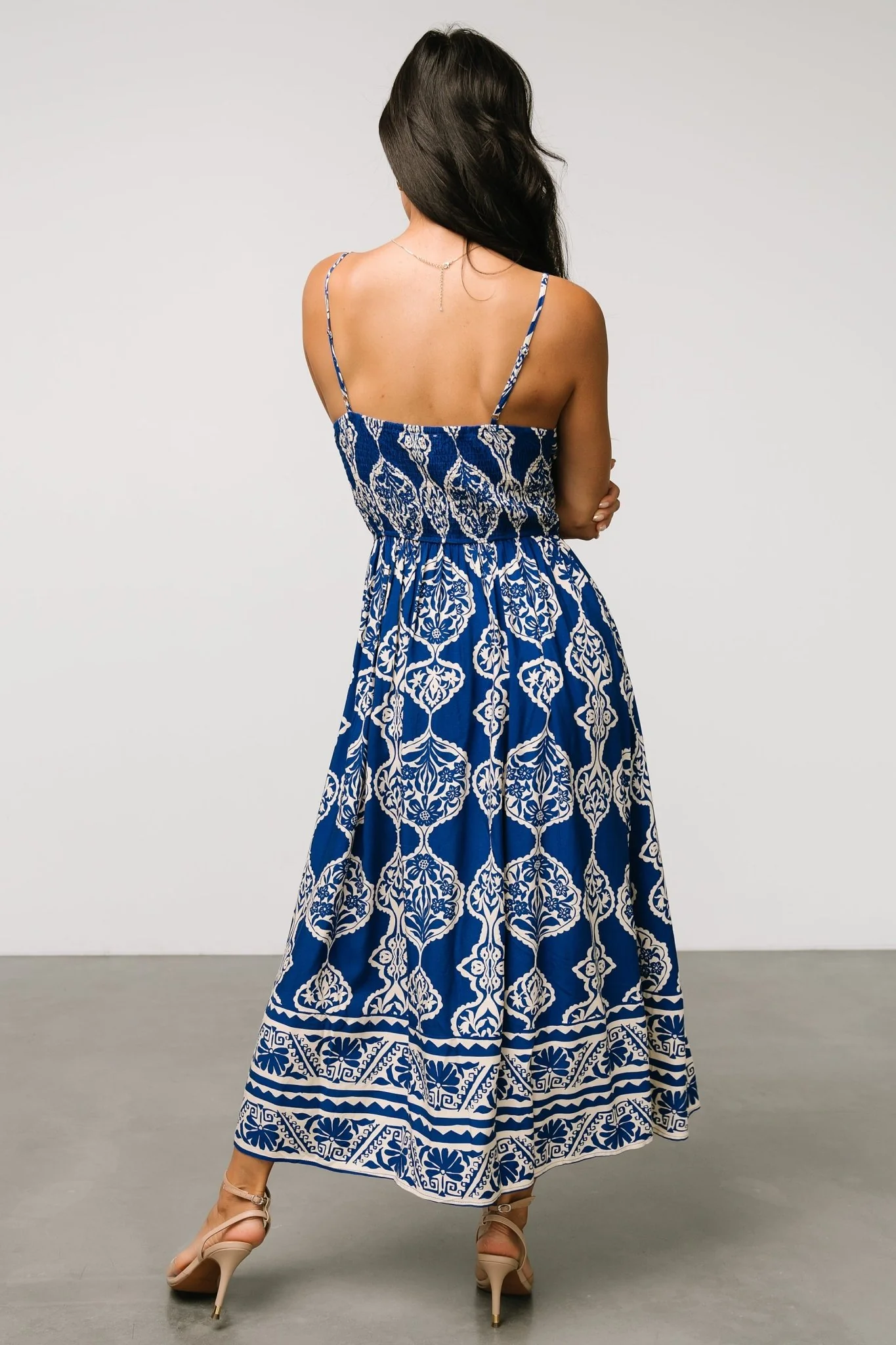Delia Midi Dress | Blue Print