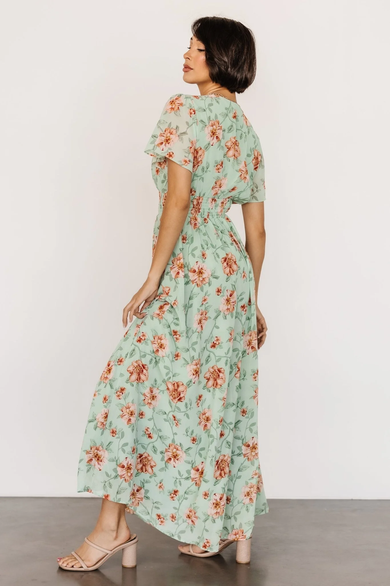 Birdie Maxi Dress | Sage Multi