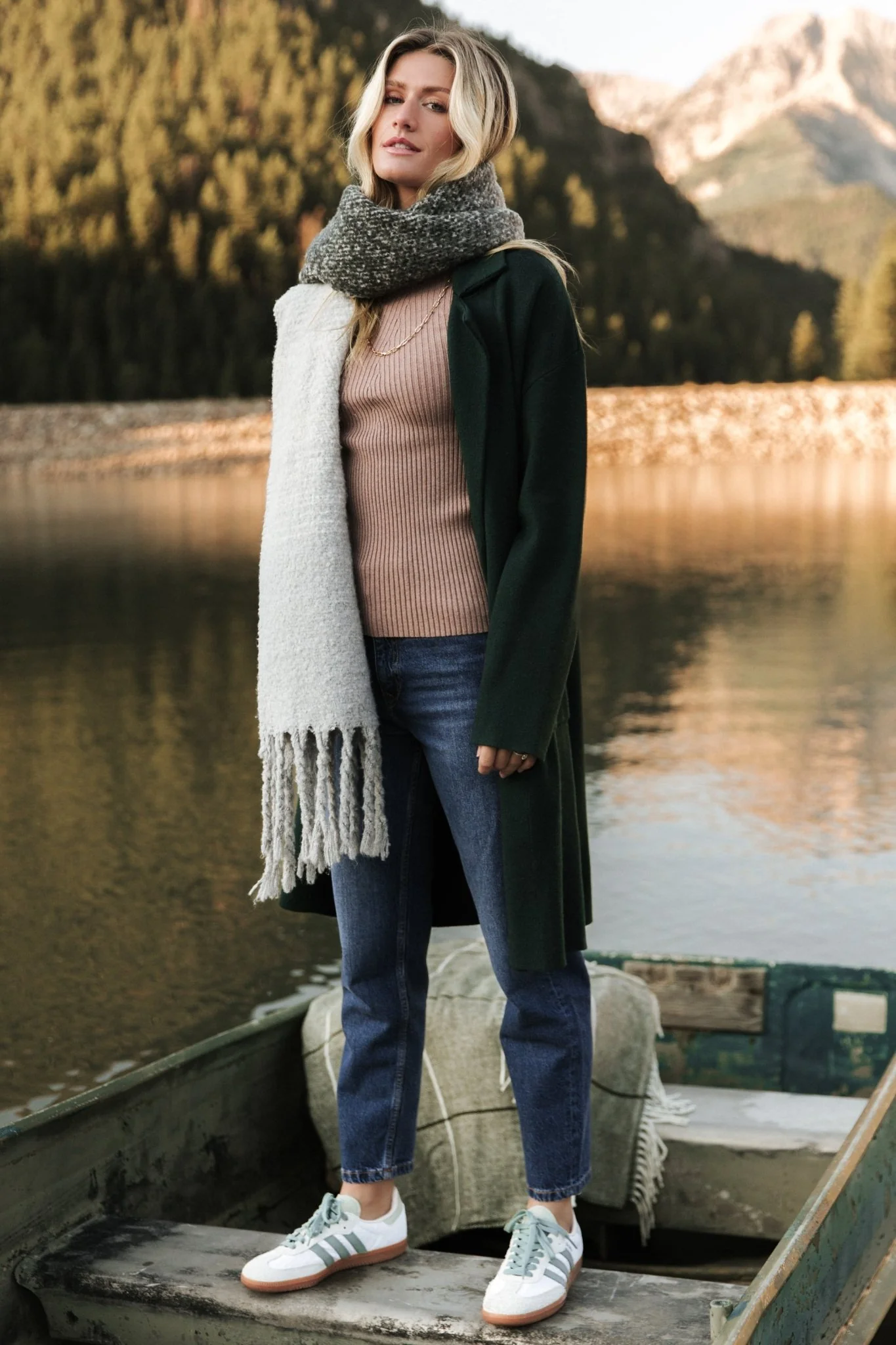 Roland Long Jacket | Dark Green