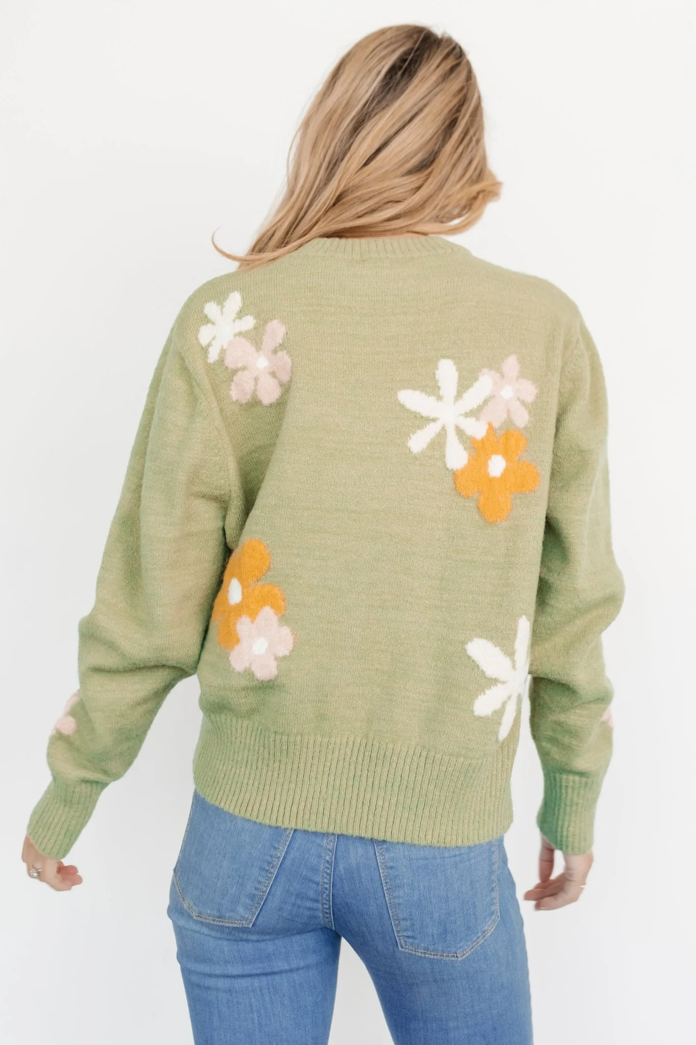 Roxy Sweater | Sage Flower