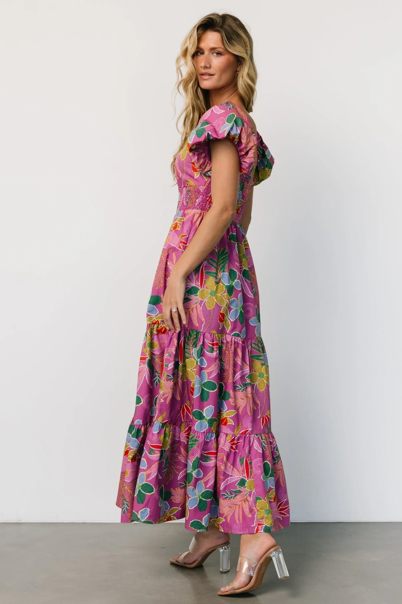 Melanie Maxi Dress | Orchid Multi