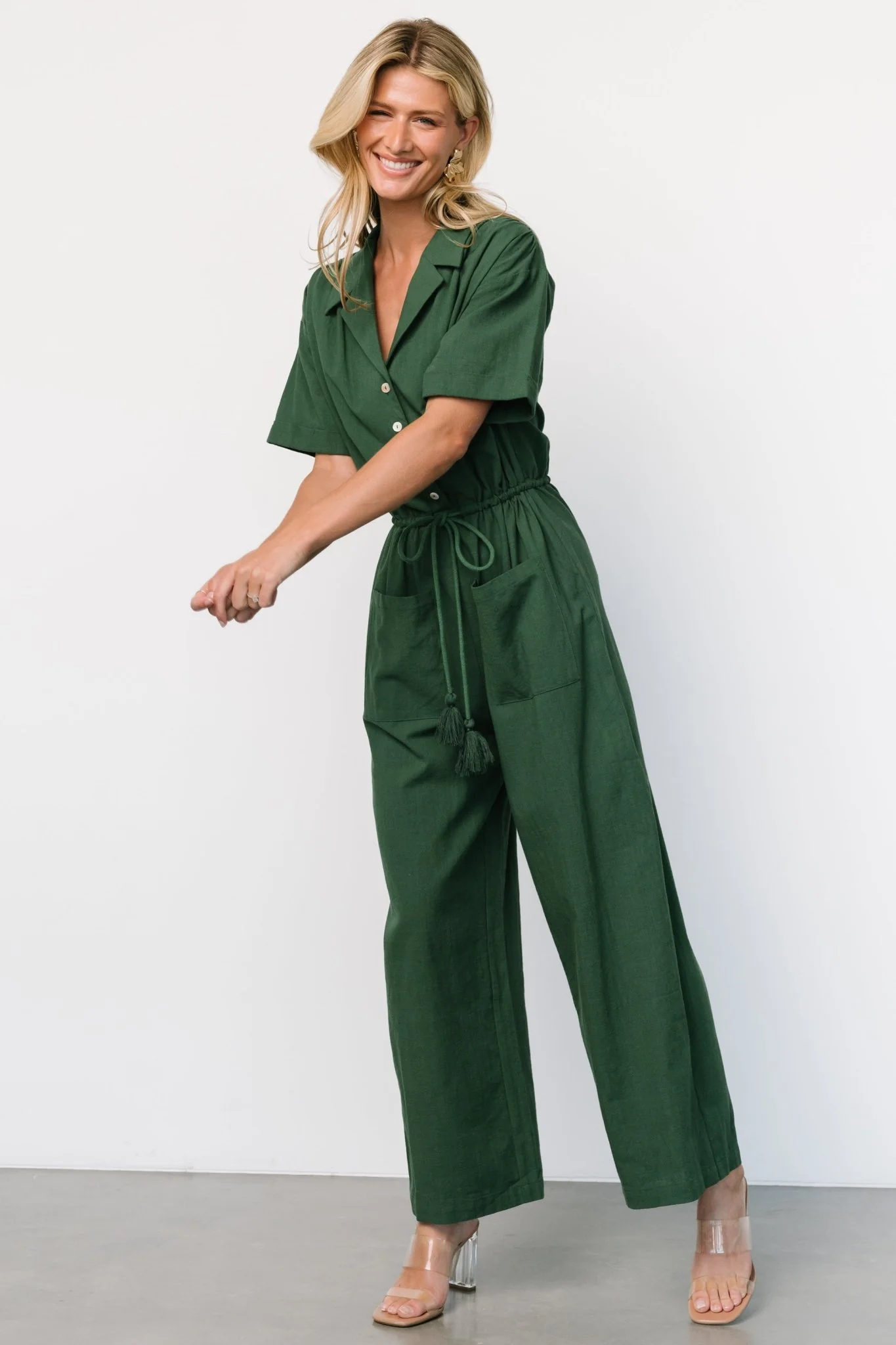 Hemming Jumpsuit | Green