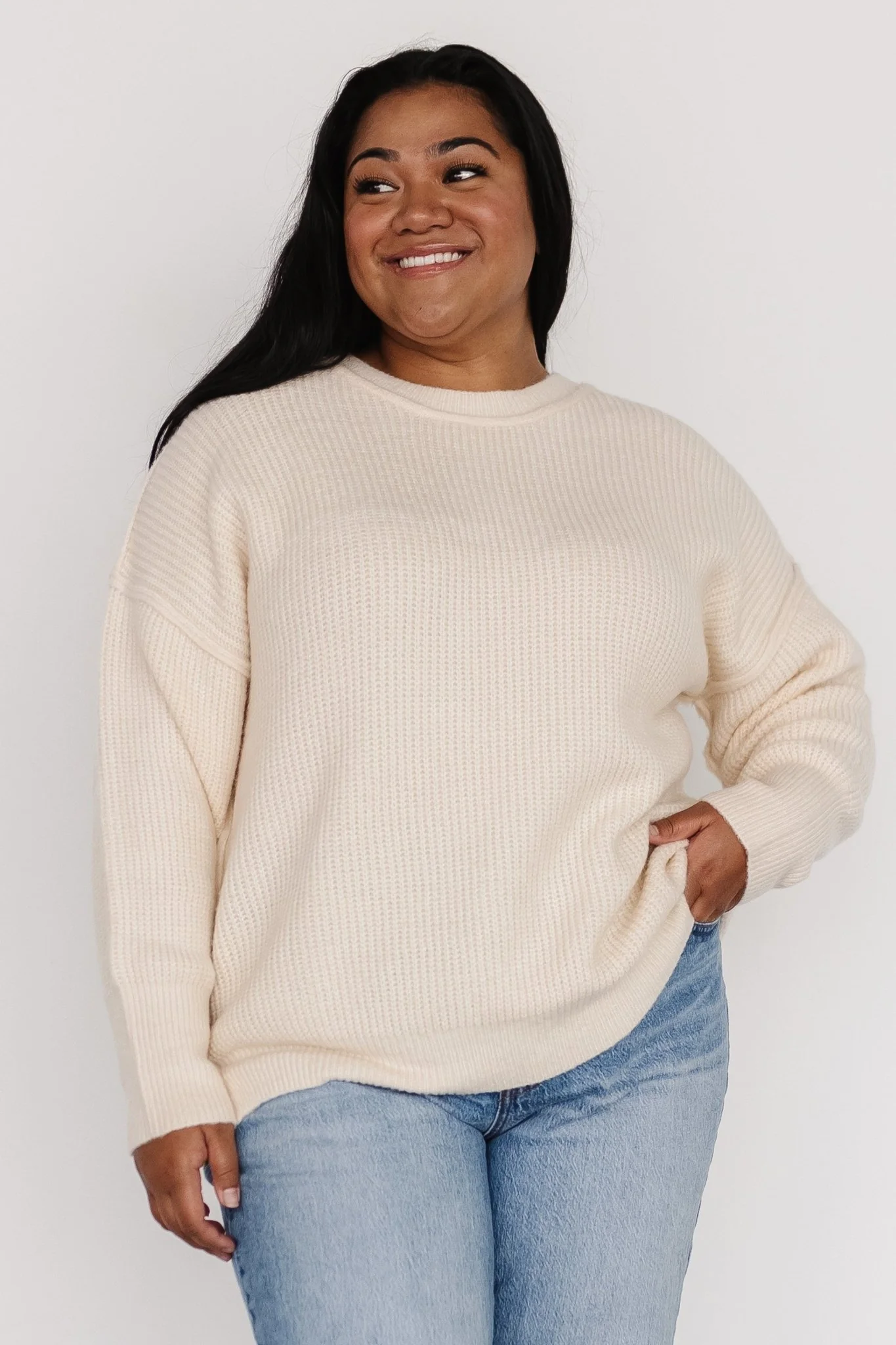 Jacey Knit Sweater | Ivory