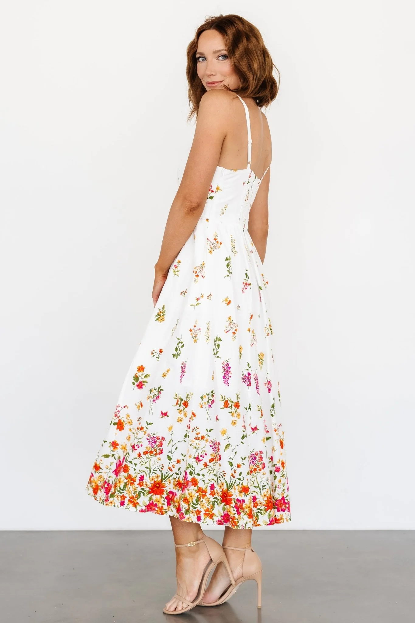 Daniella Tank Dress | Off White Floral