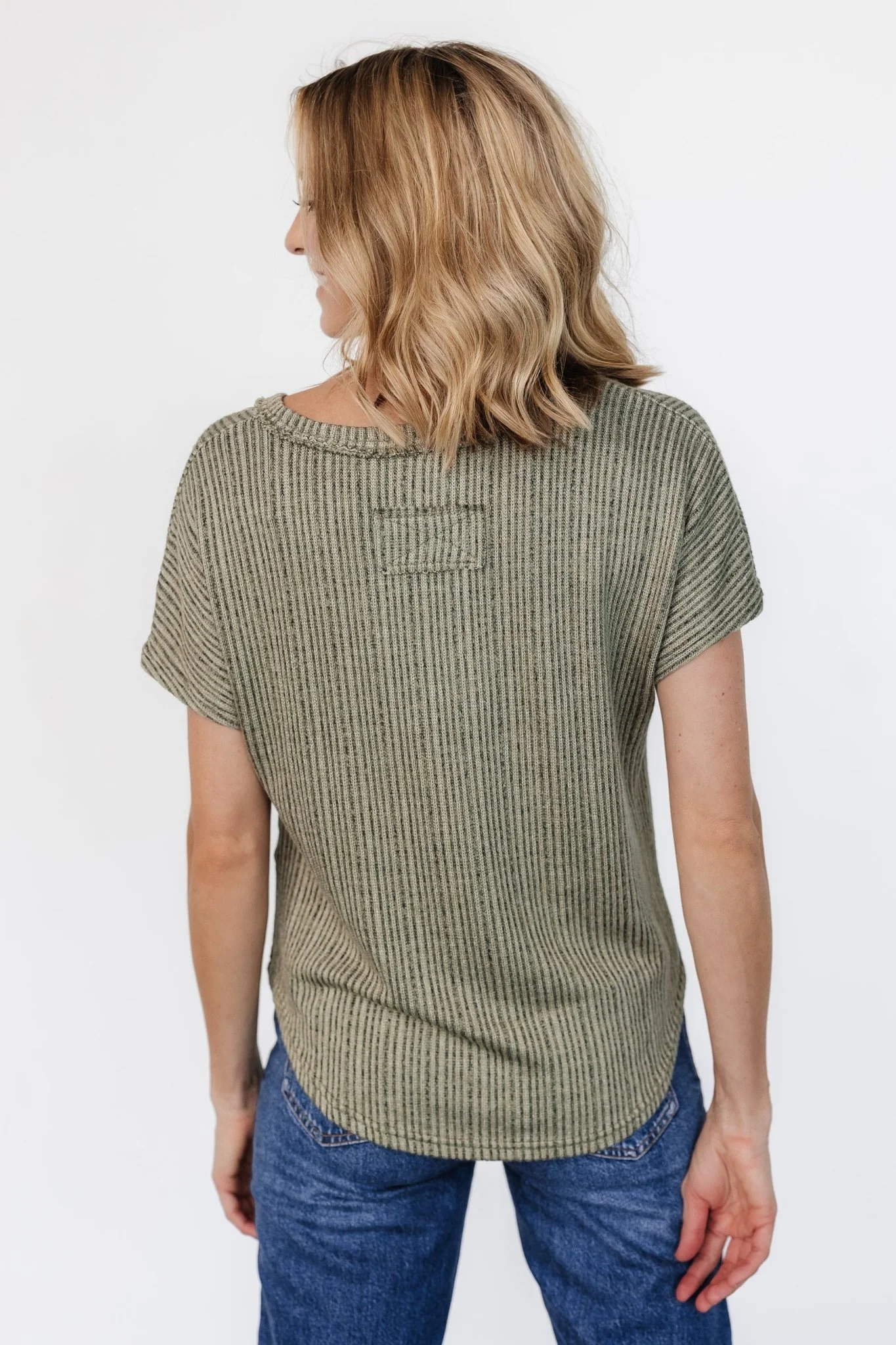 Tylee Knit Top | Dusty Olive
