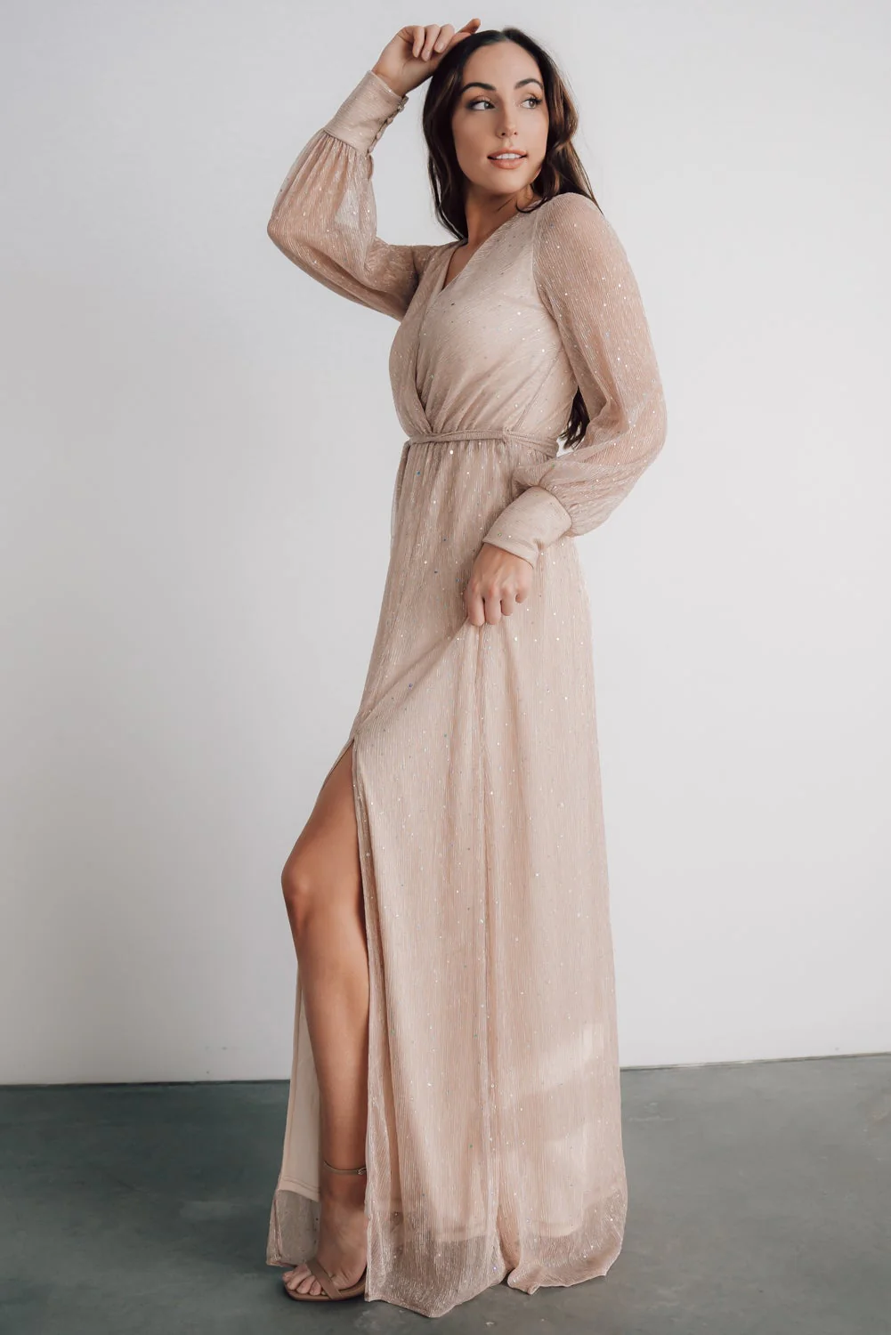 Abigail Sparkle Gown | Champagne