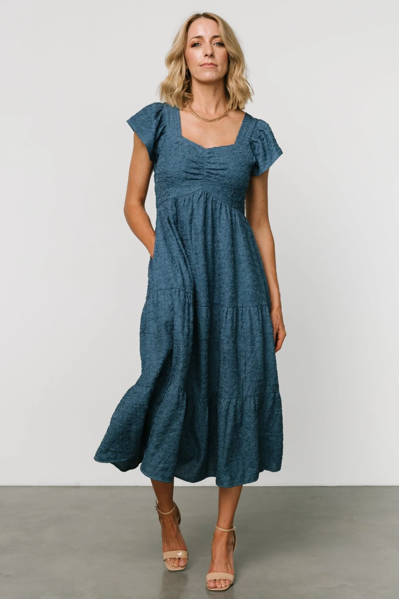 Kesler Midi Dress | Blue