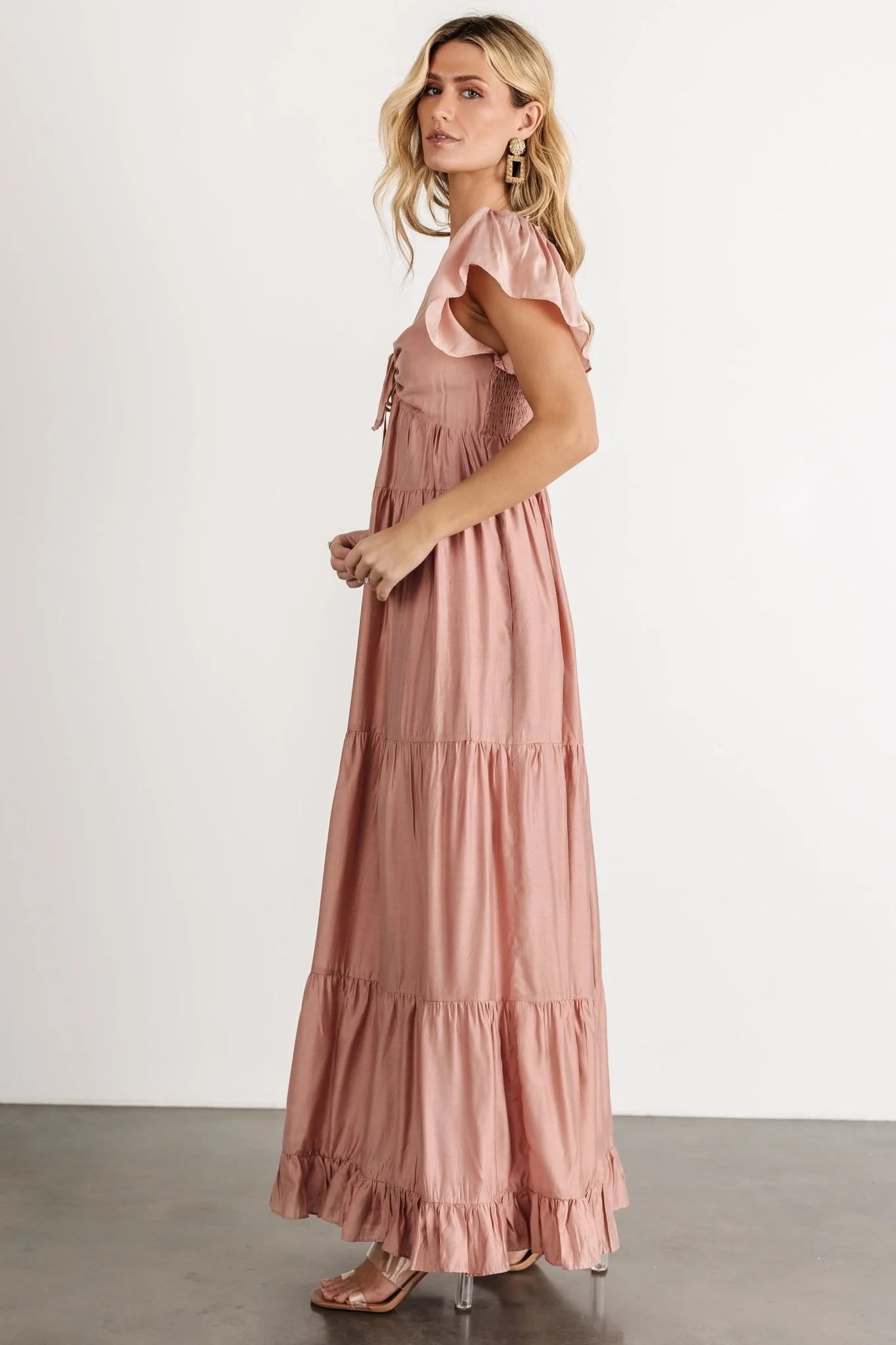 Agatha Maxi Dress | Dusty Mauve