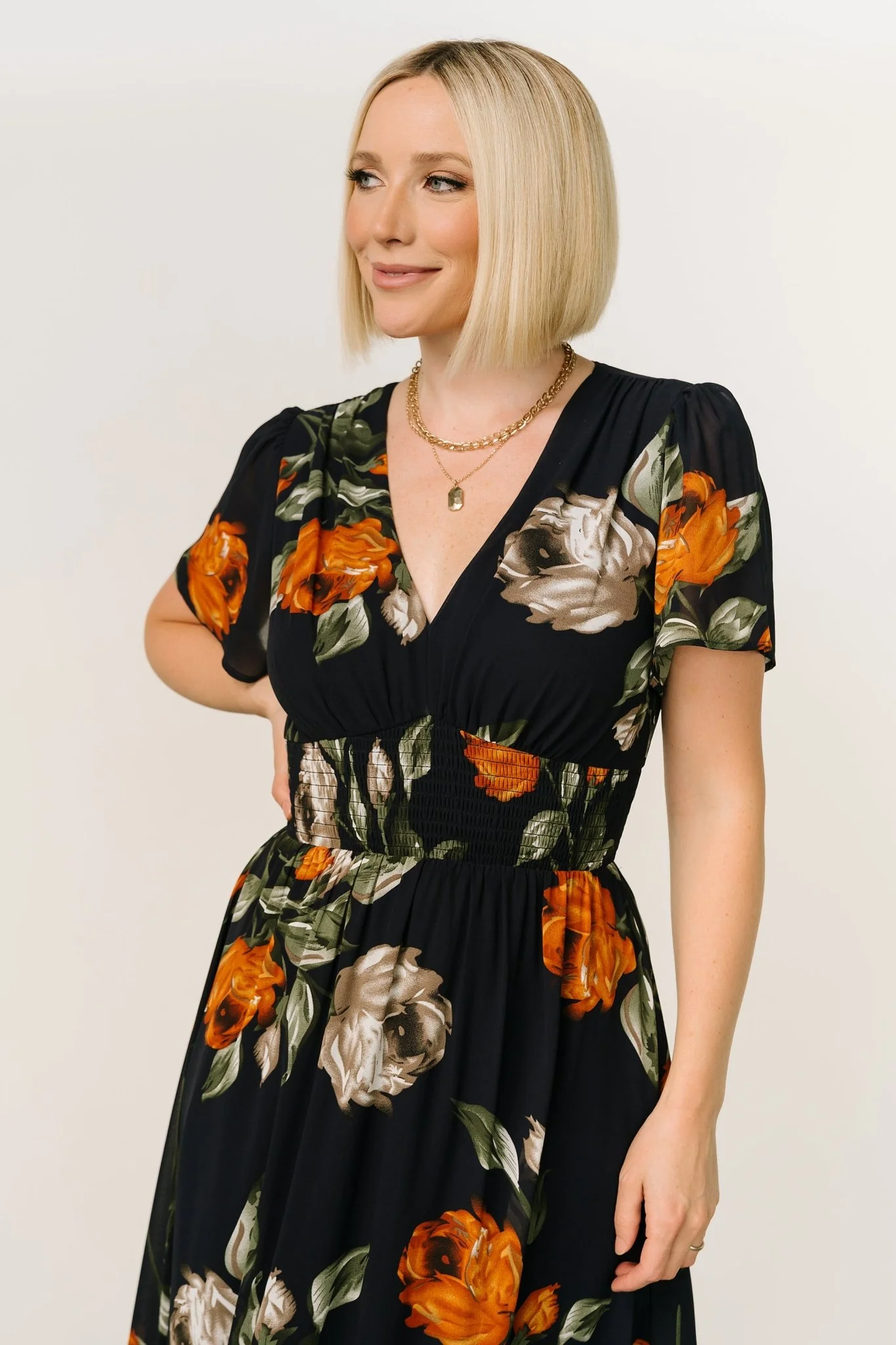 Birdie Maxi Dress | Midnight Navy Floral