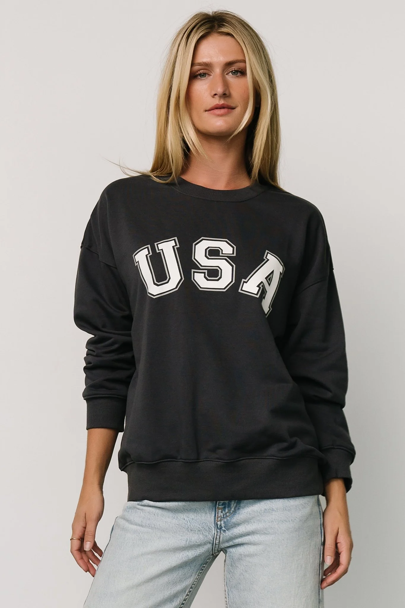 USA Oversized Sweatshirt | Navy