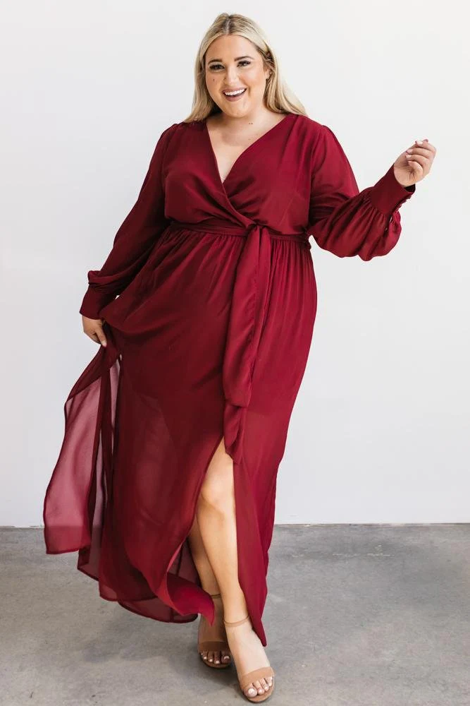 Celine Maxi Dress | Wine