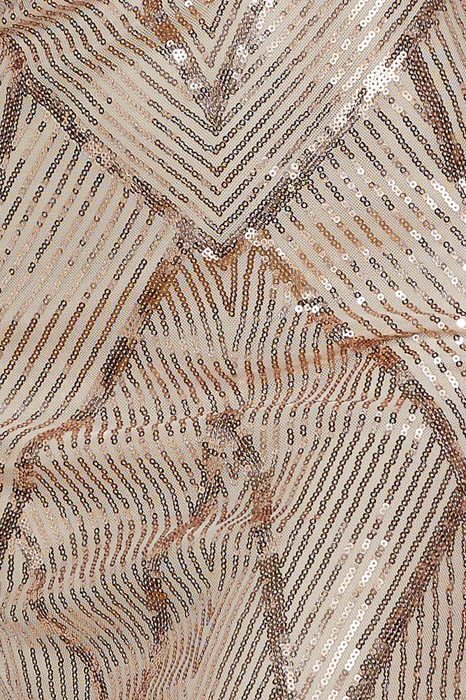 Glam Of All Sequin Maxi Dress Rose Gold