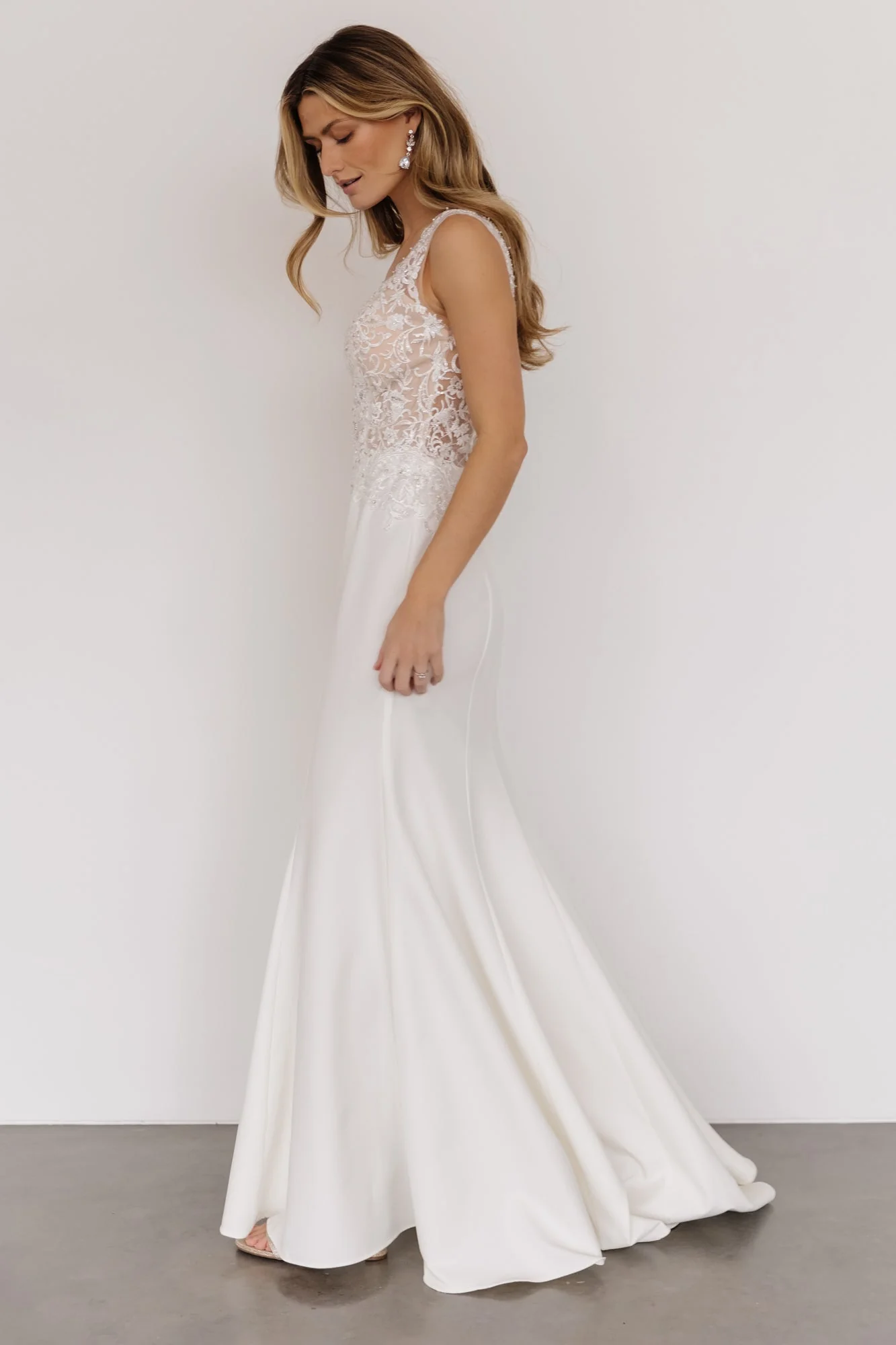 Adoration Bridal Gown | Beige + Ivory