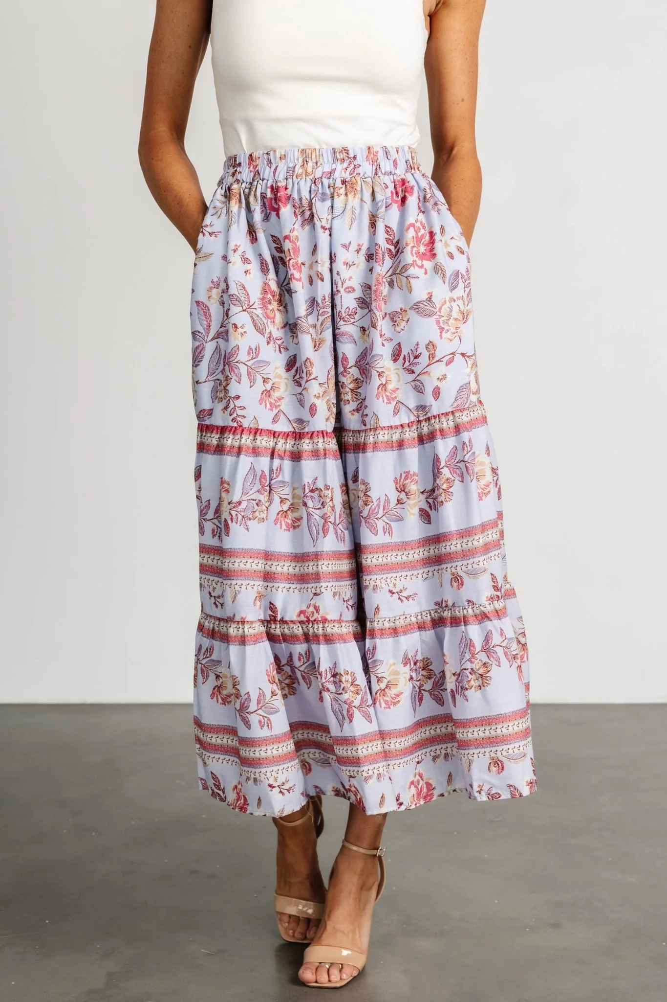 Meg Skirt | Periwinkle Multi