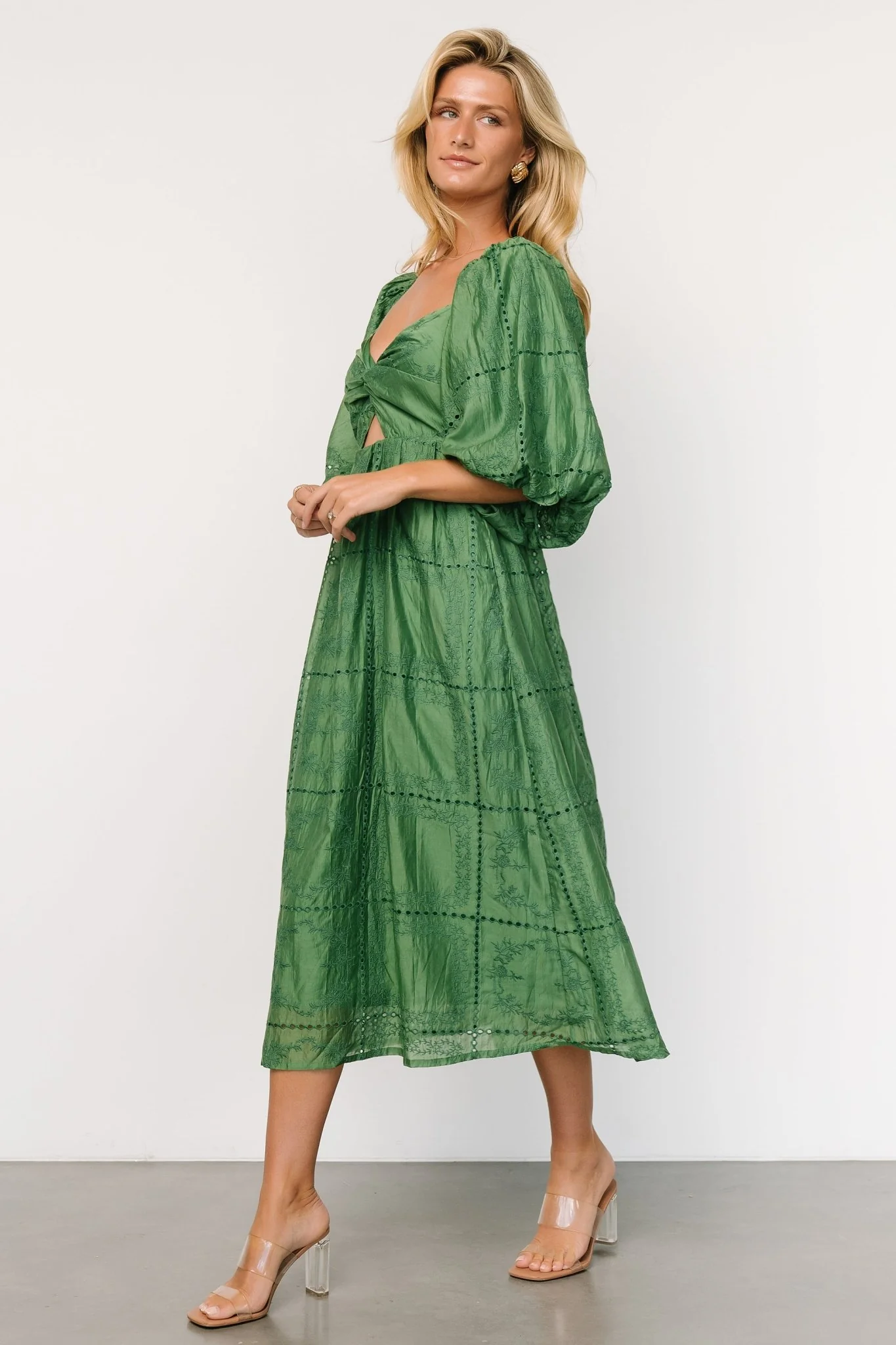 Brynn Midi Dress | Green