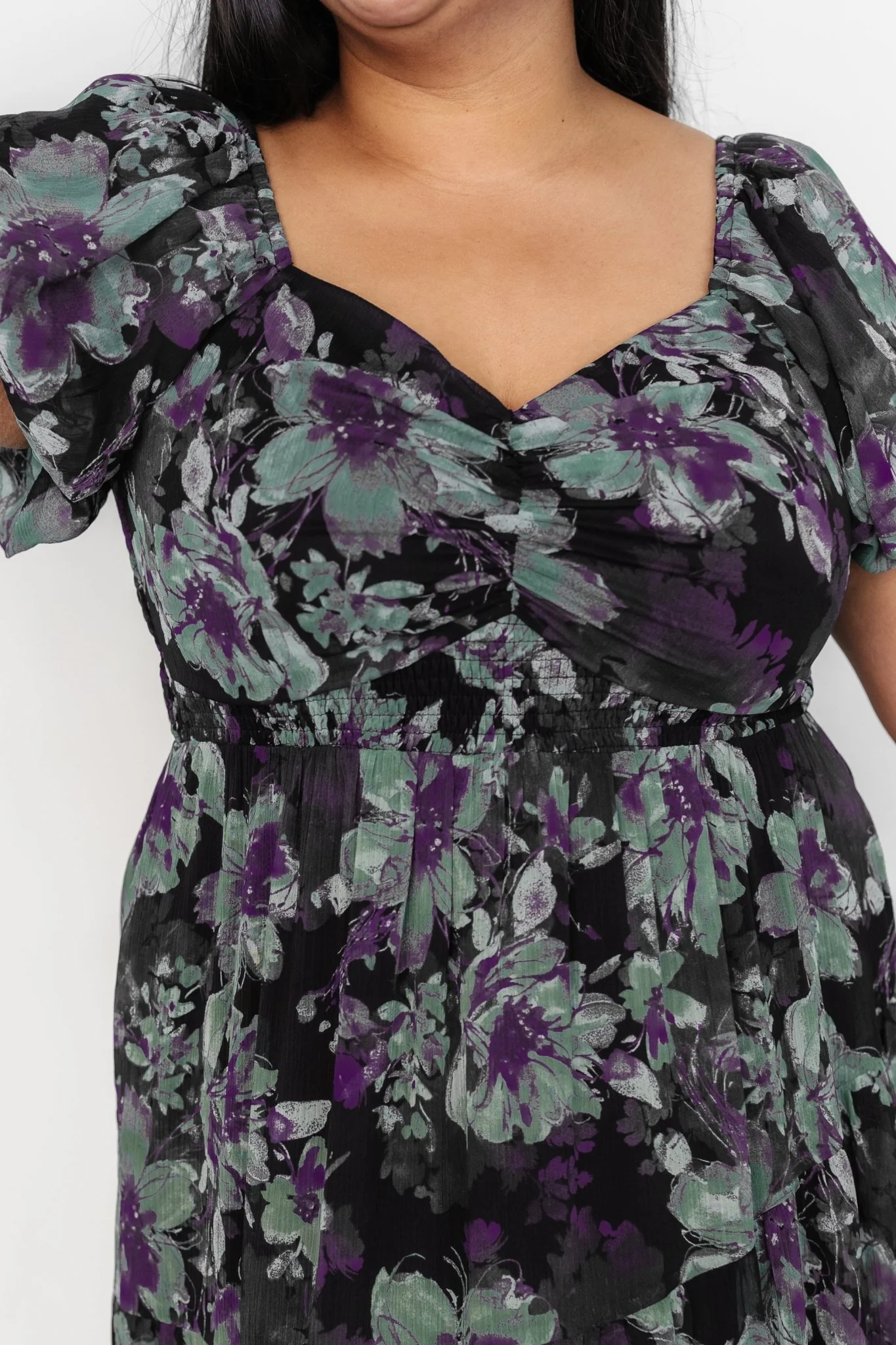 Suzy Maxi Dress | Dark Blue Multi