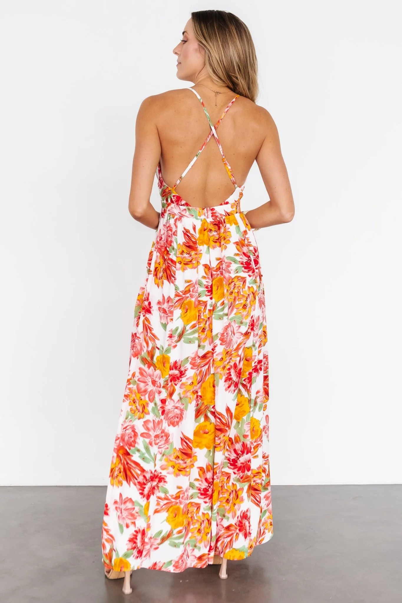 Miramar Maxi Dress | Off White Floral