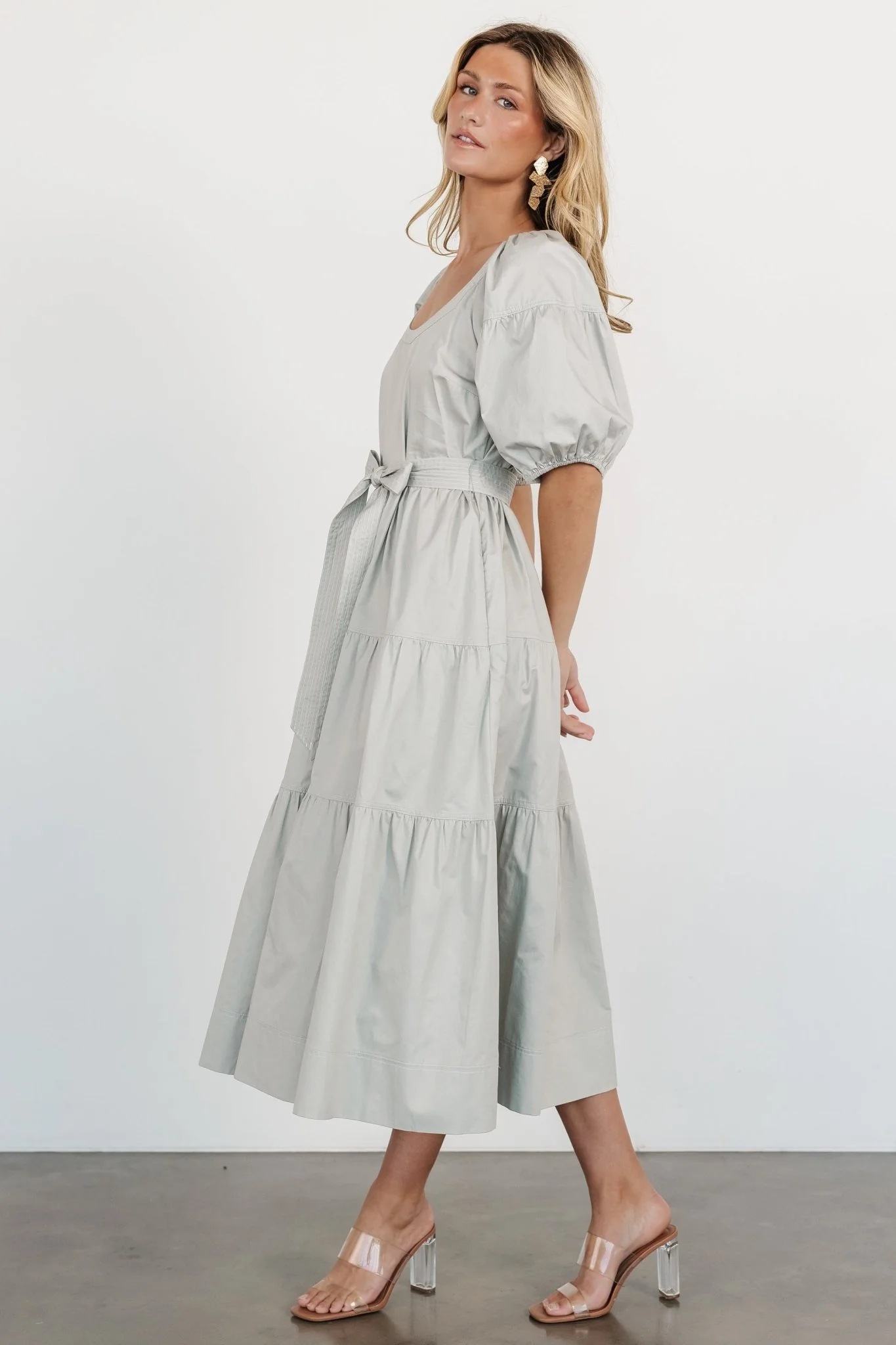 Dorothy Poplin Maxi Dress | Sage