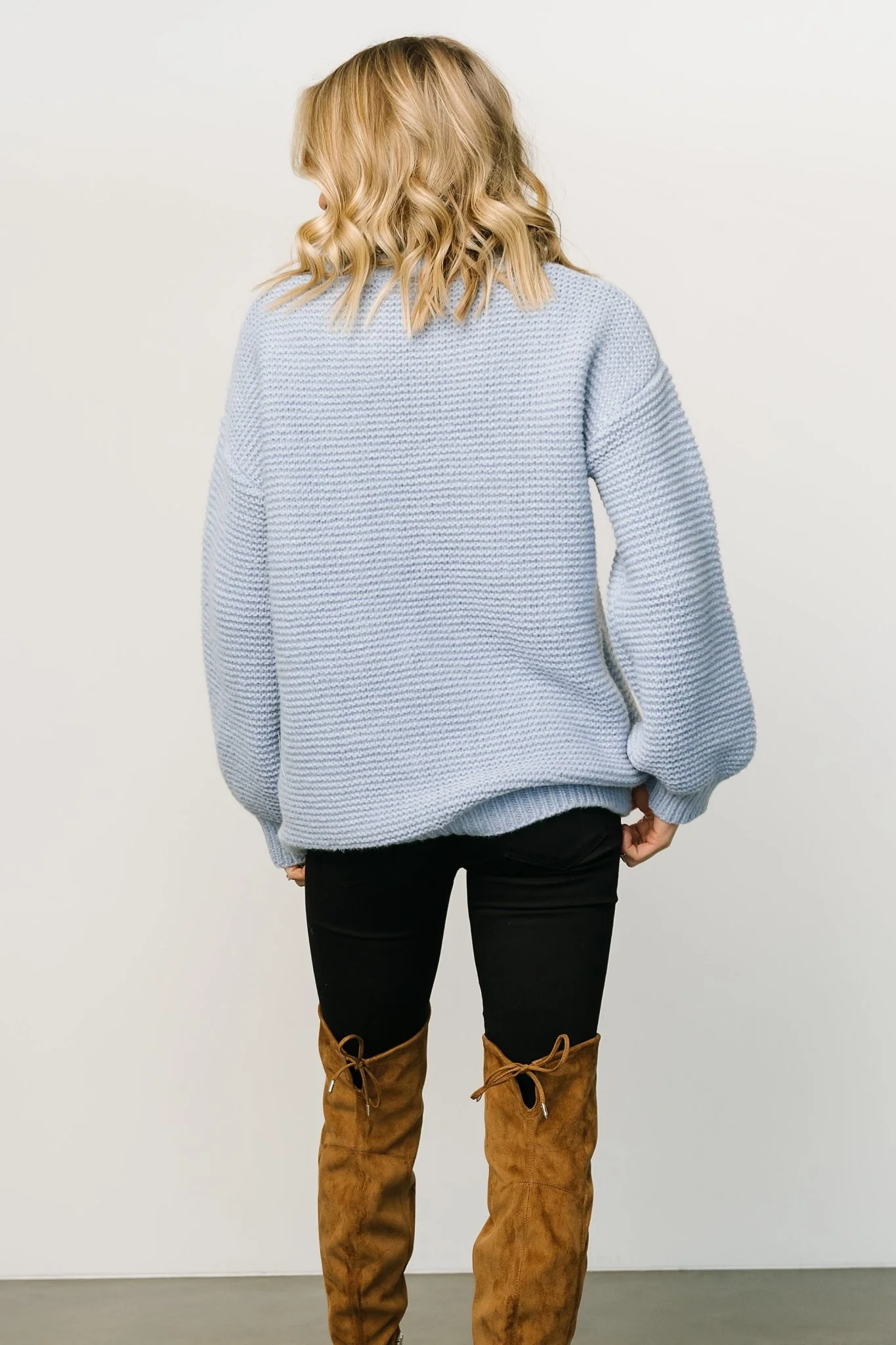 Bentley Chunky Knit Sweater | Blue