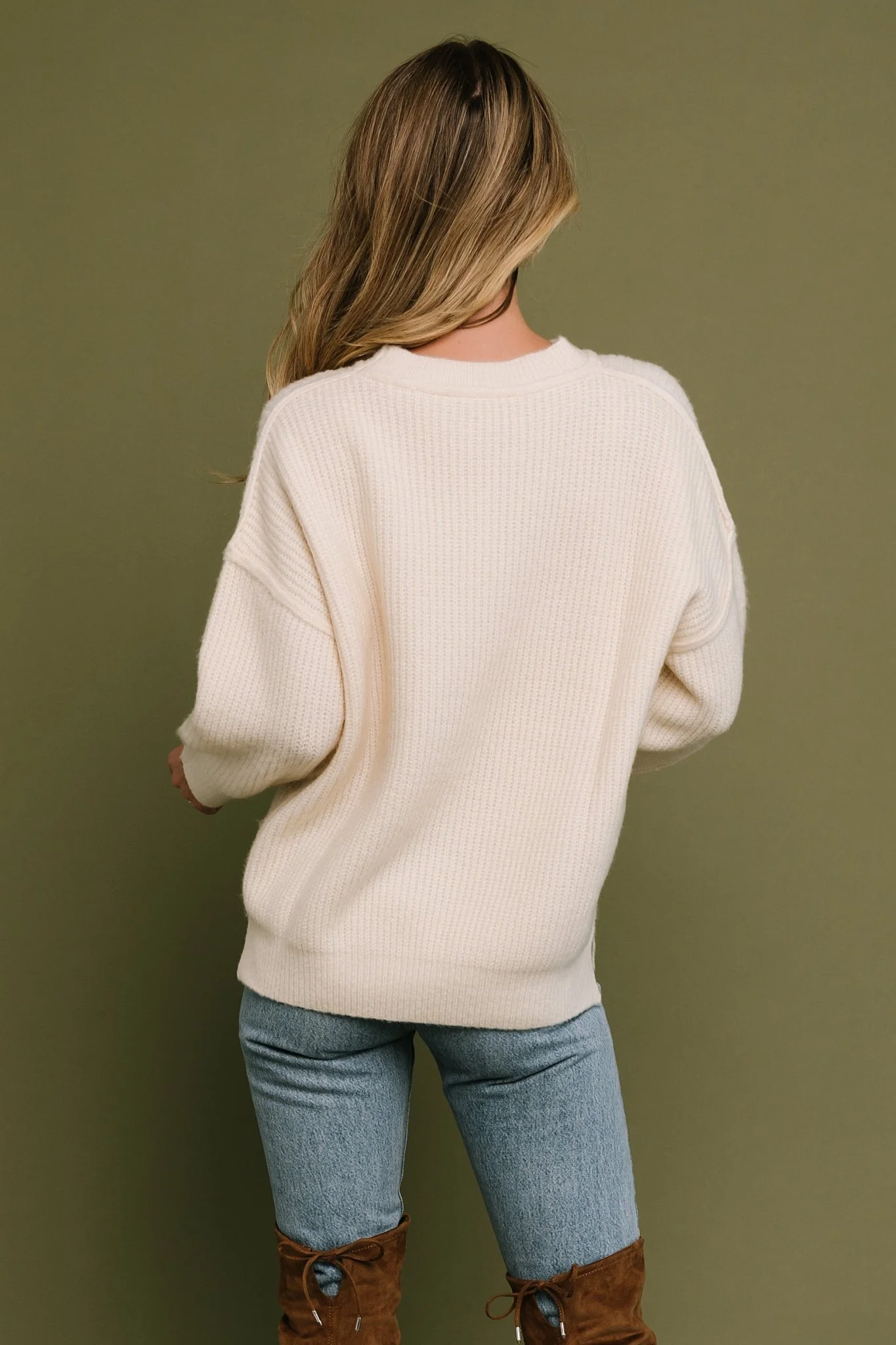 Jacey Knit Sweater | Ivory