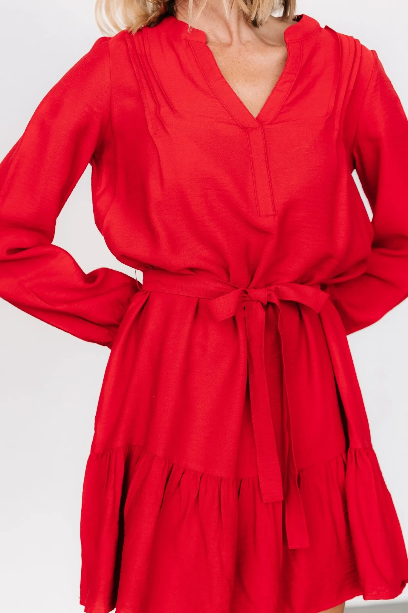 Fuji Short Dress | Red