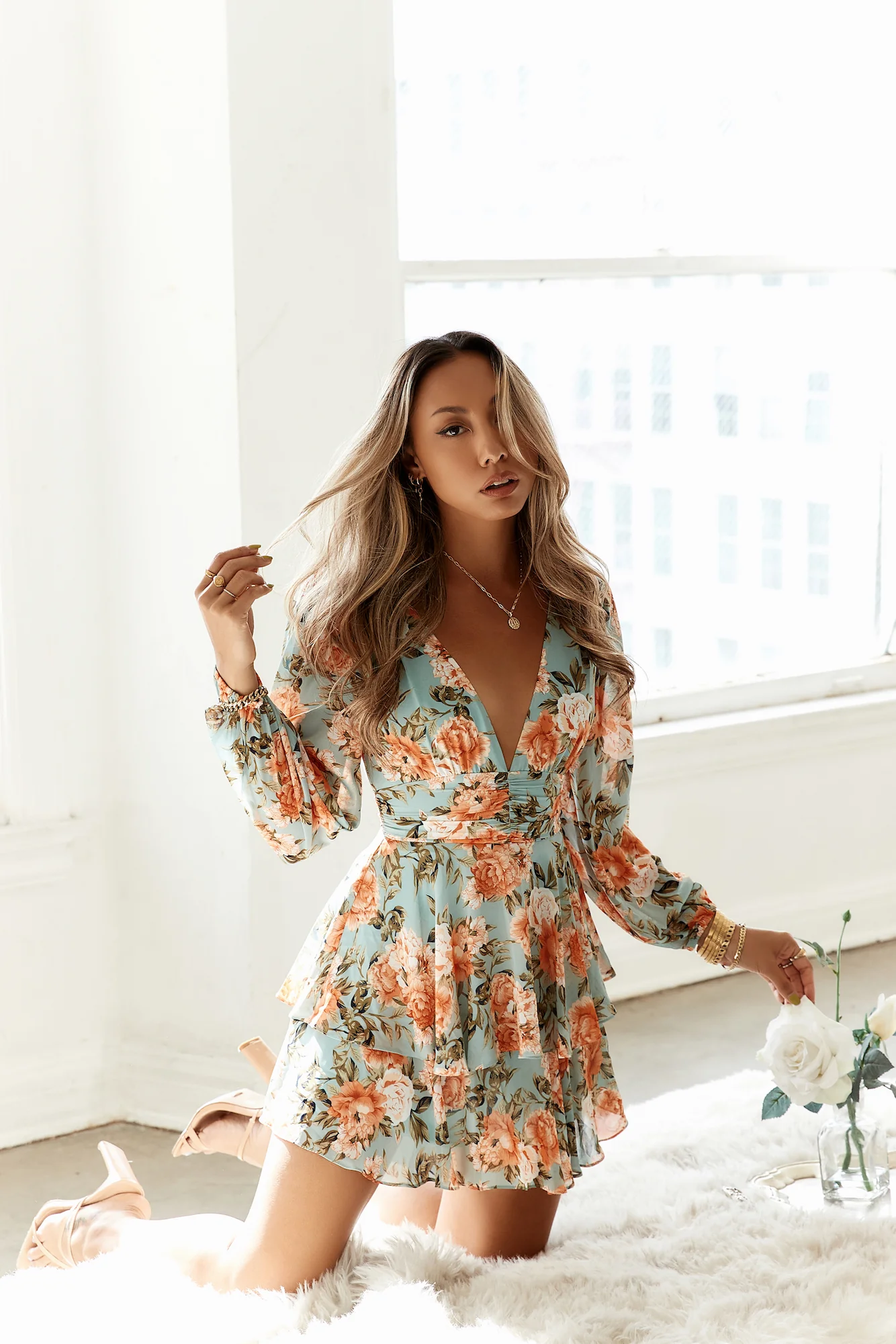 Peppamayo Miami Love Dress Mint