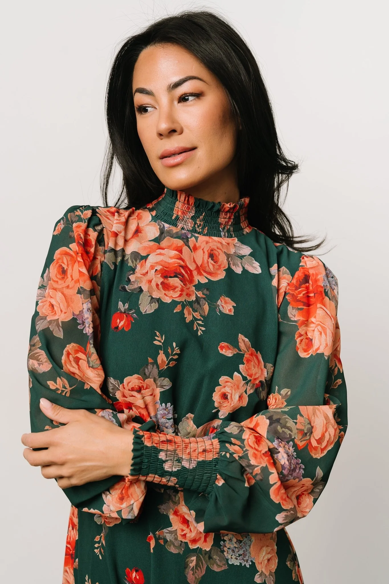 Luciana Maxi Dress | Green Multi