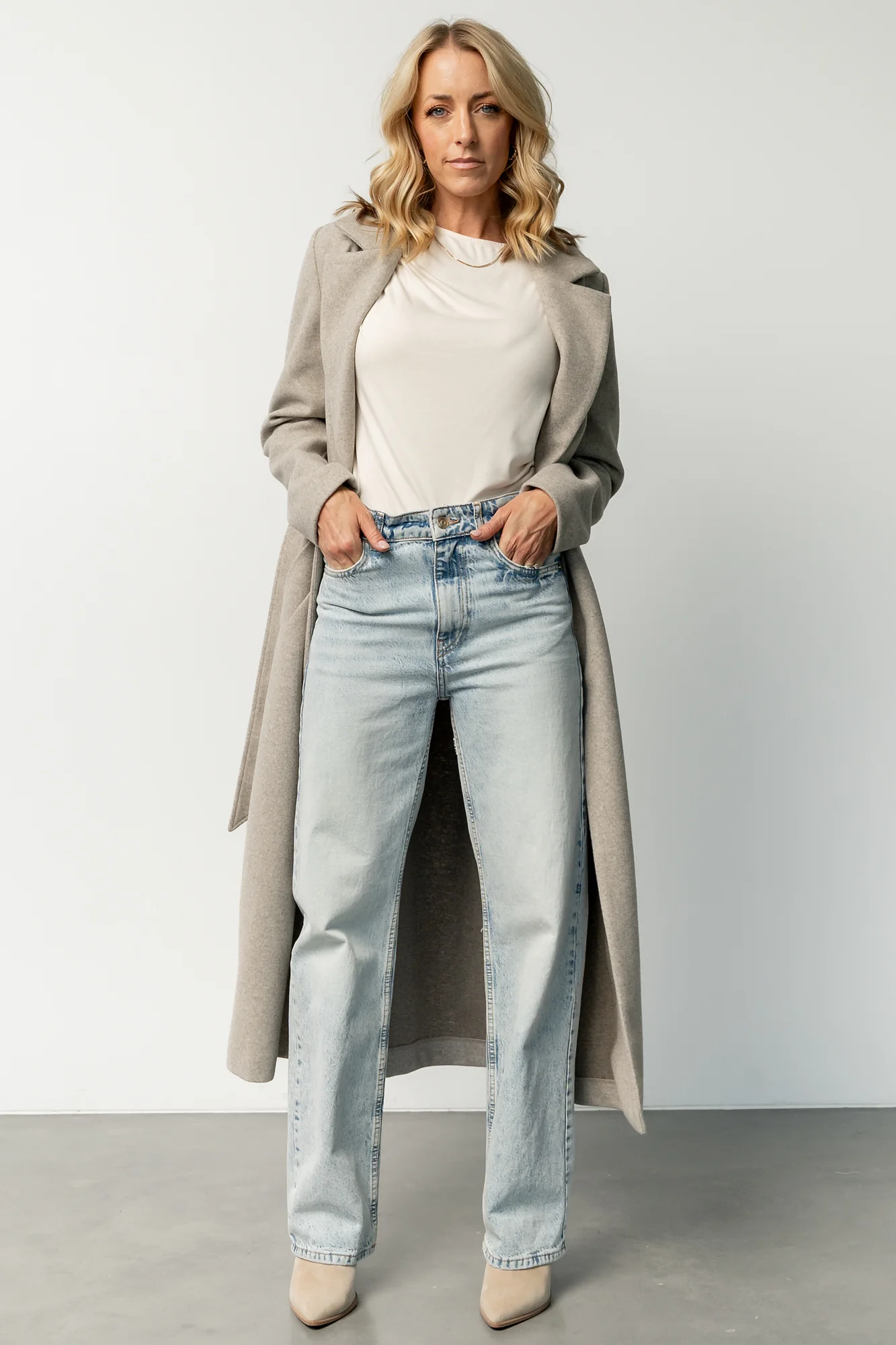 Glenwood Coat | Greige