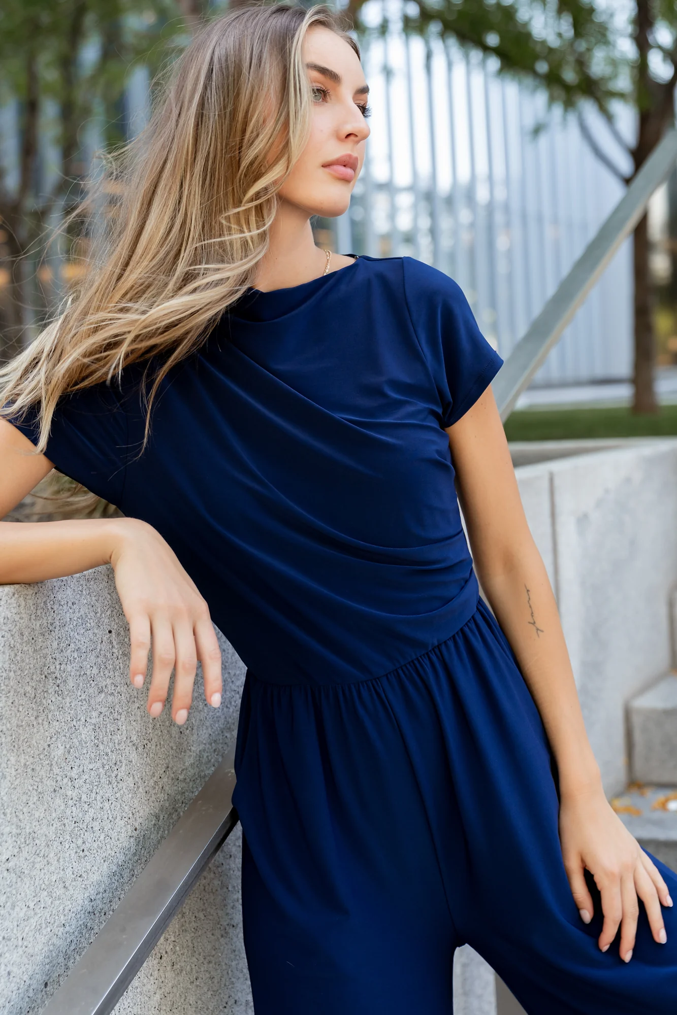 Quinn Jumpsuit | Navy