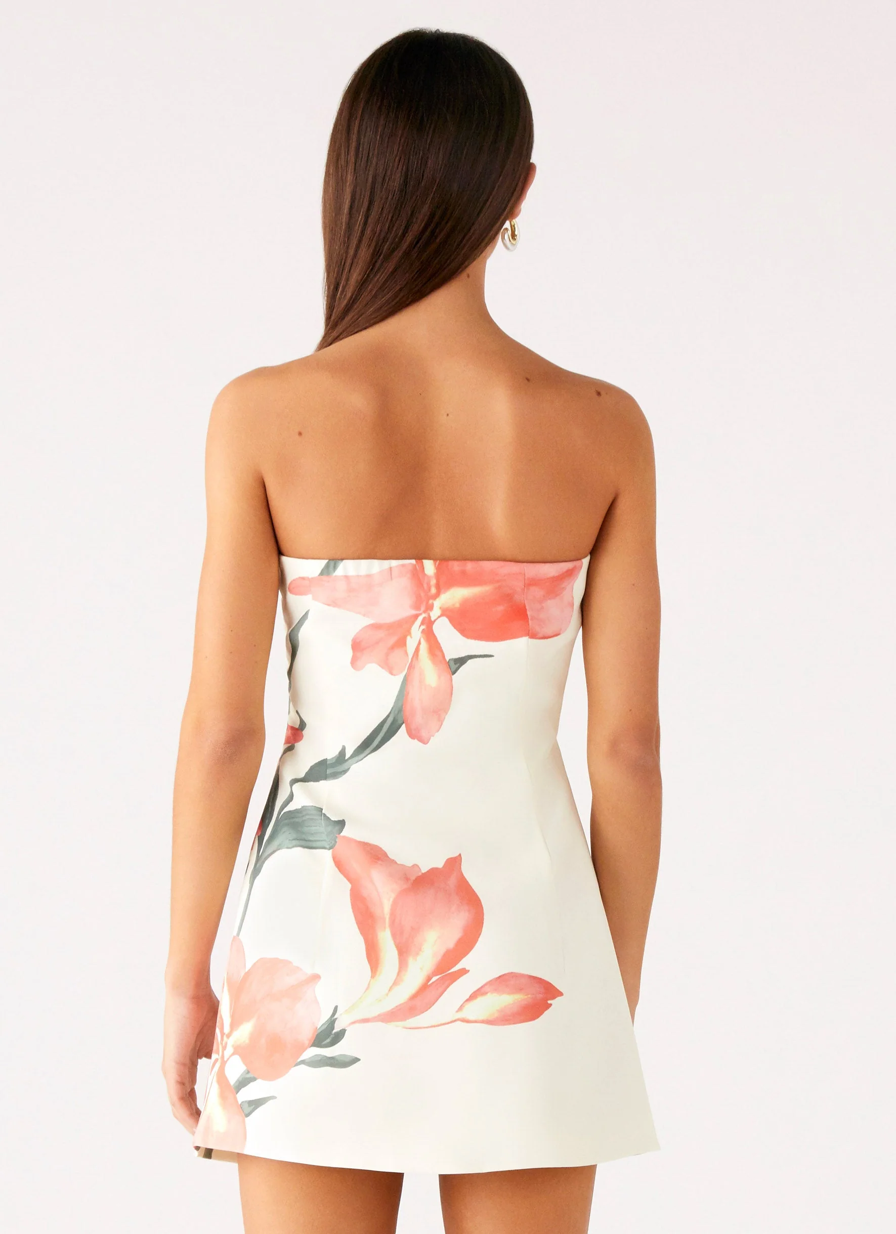 Denby Strapless Mini Dress - Siena Floral