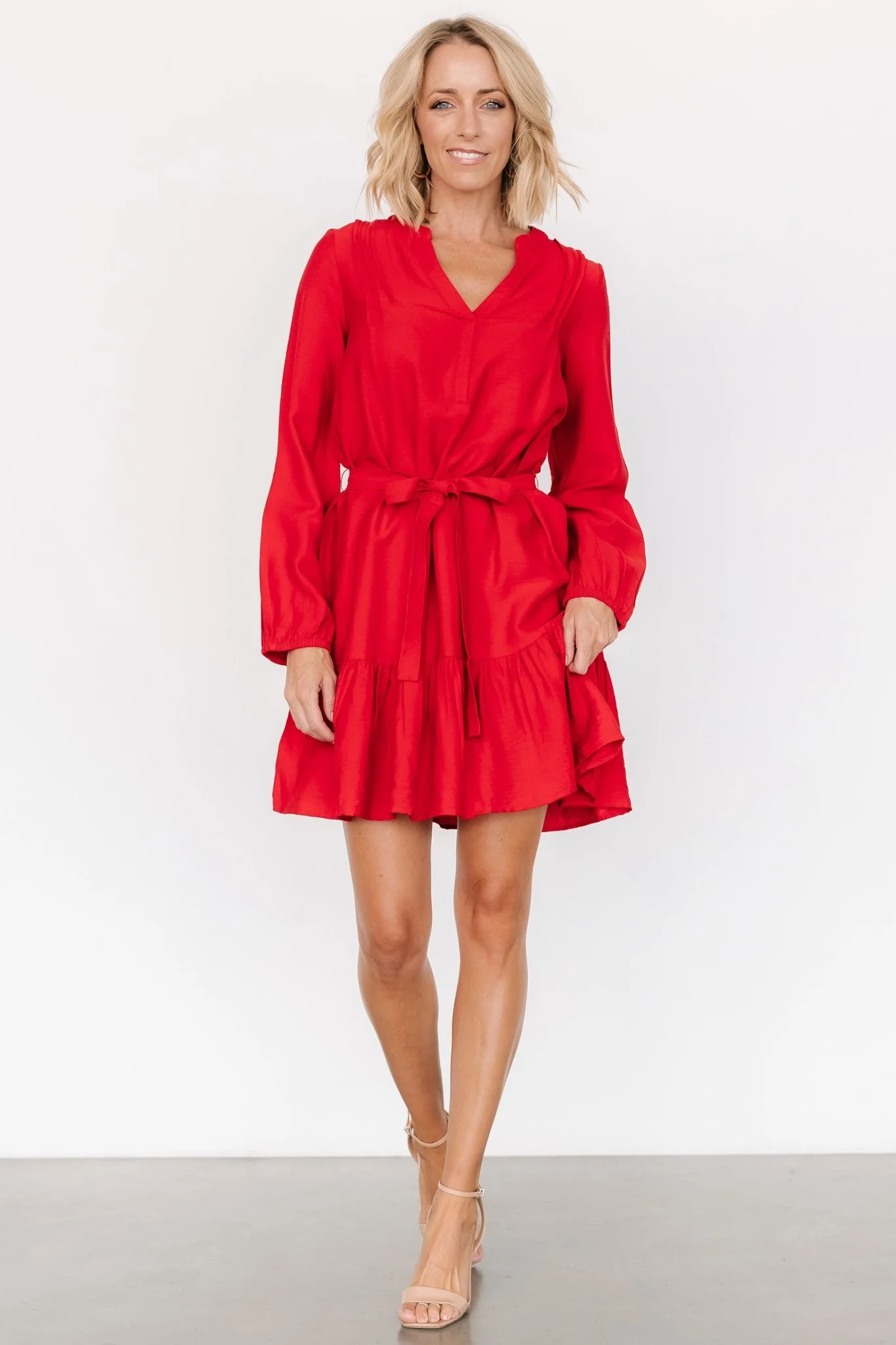 Fuji Short Dress | Red