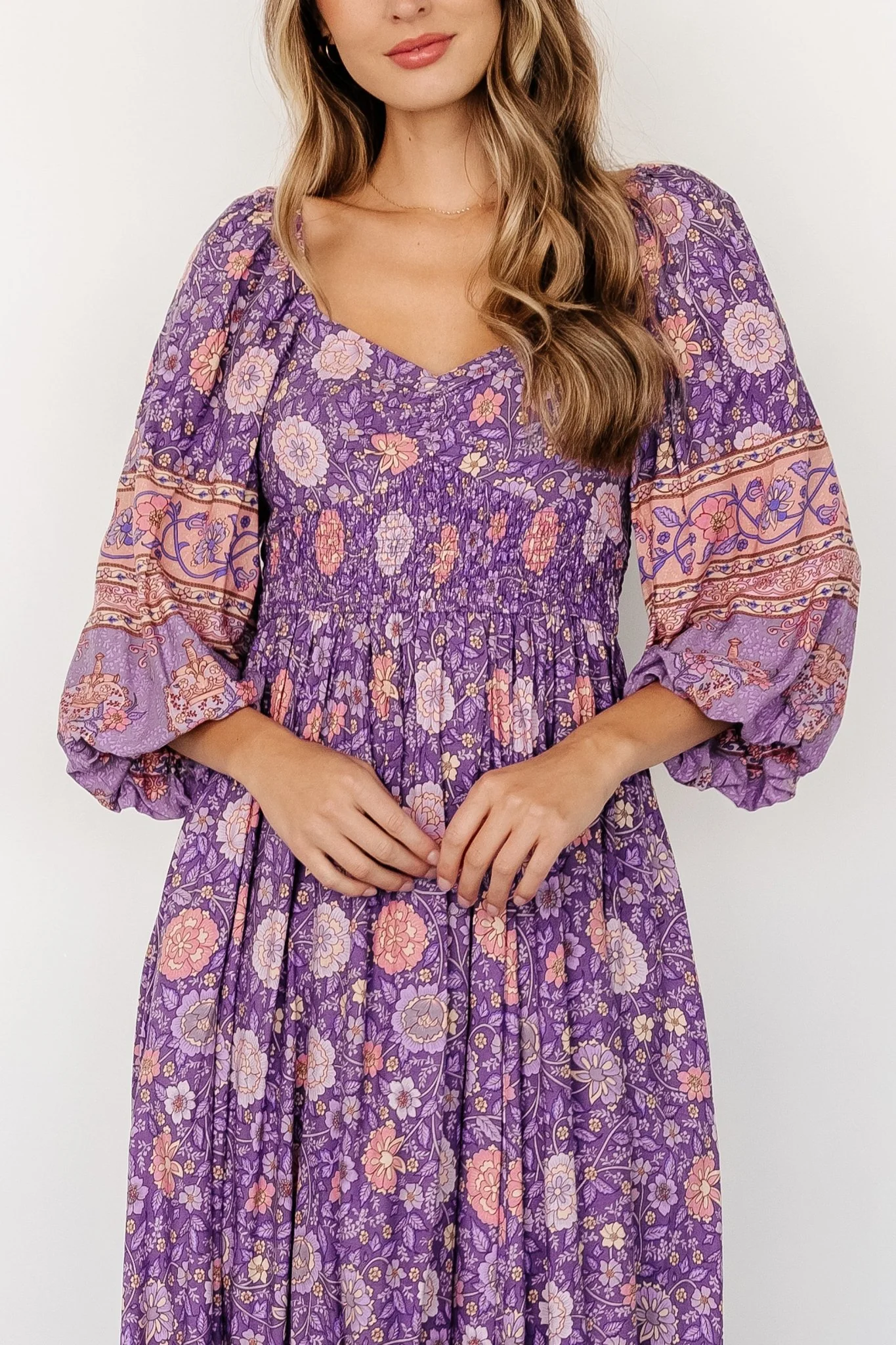 Trixie Dress | Purple Multi