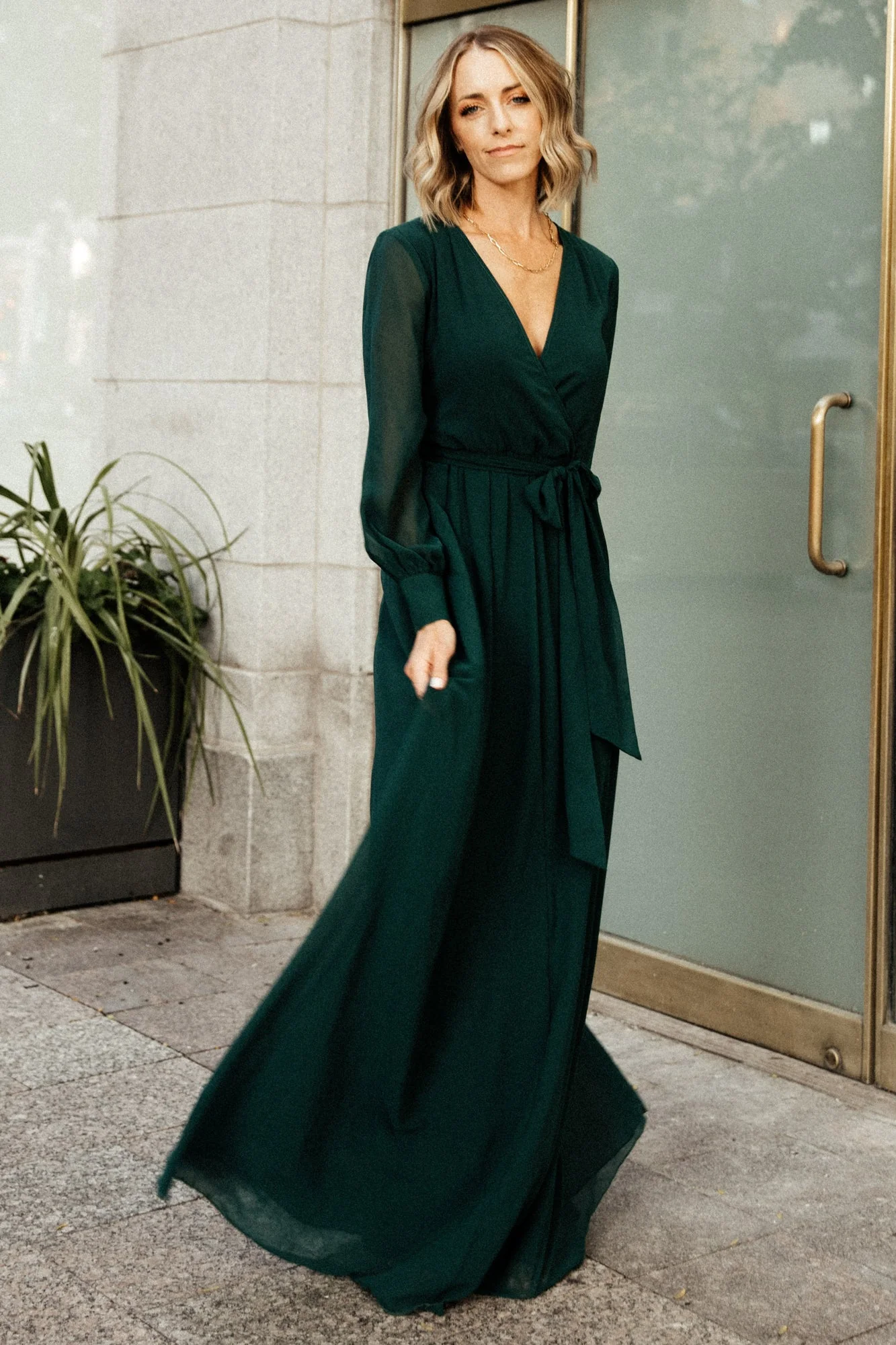 Lydia Maxi Dress | Hunter Green