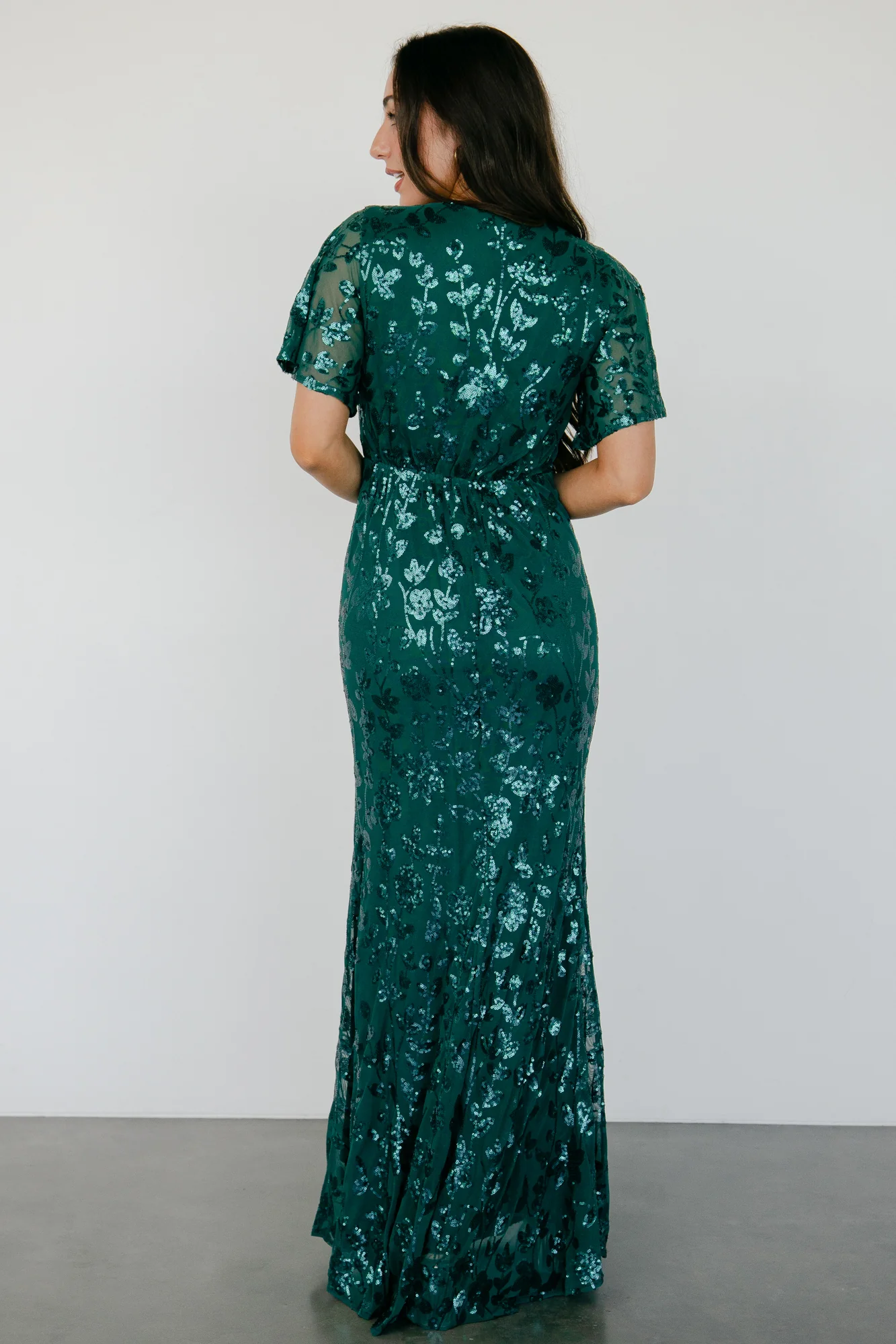 Esme Sequin Dress | Emerald