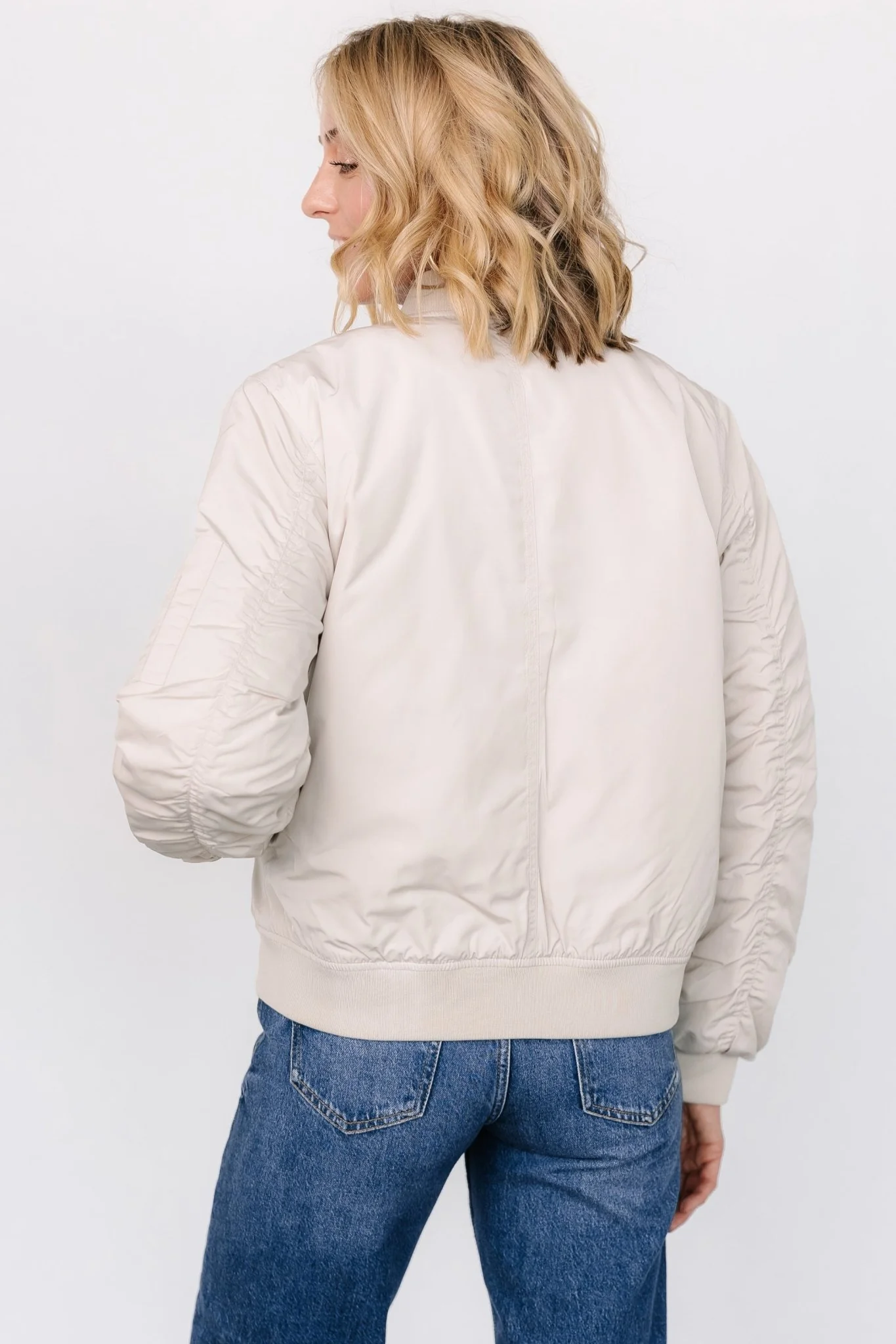 Jared Bomber Jacket | Oatmeal