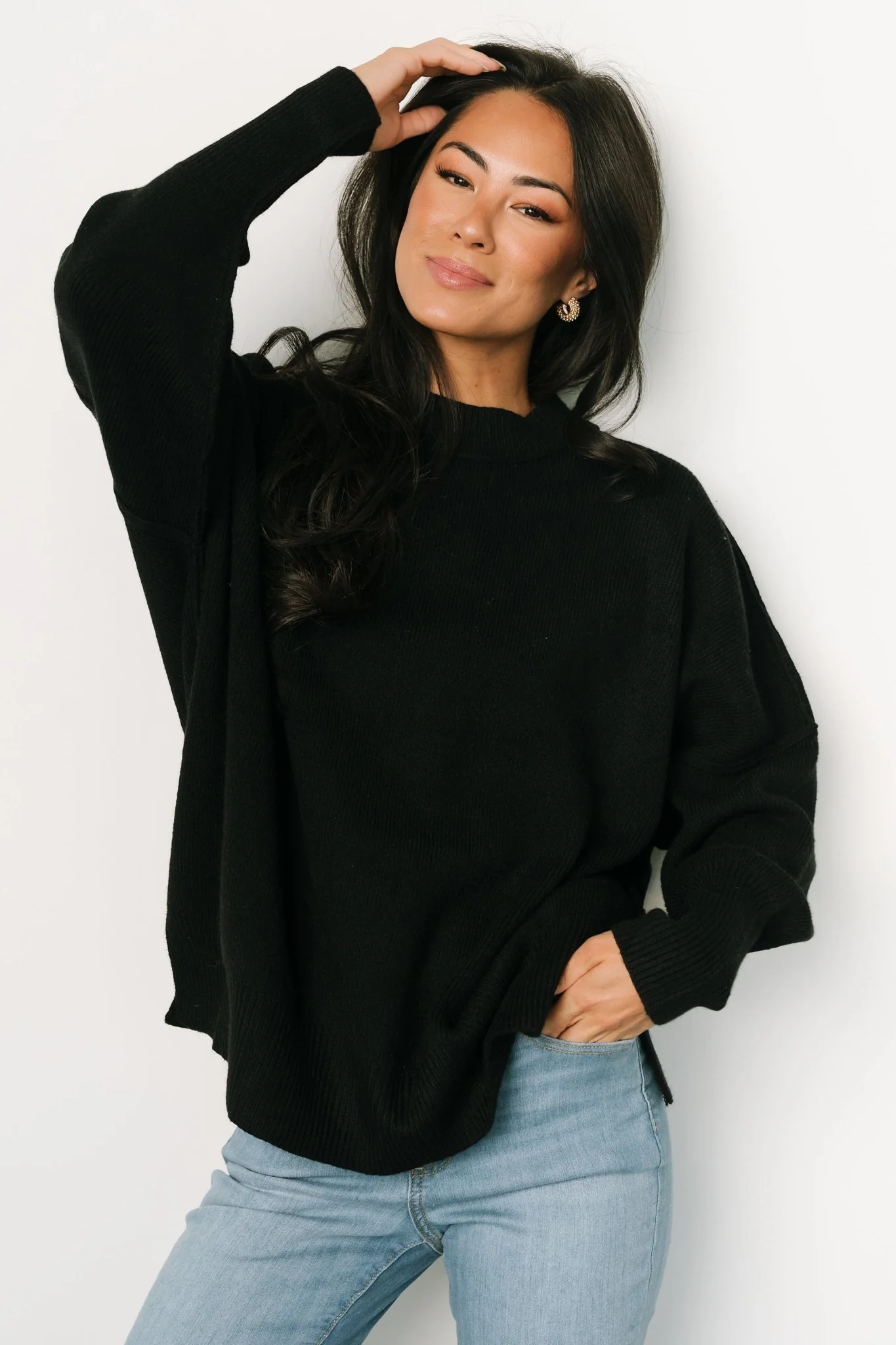 Jeremiah Knit Sweater | Black