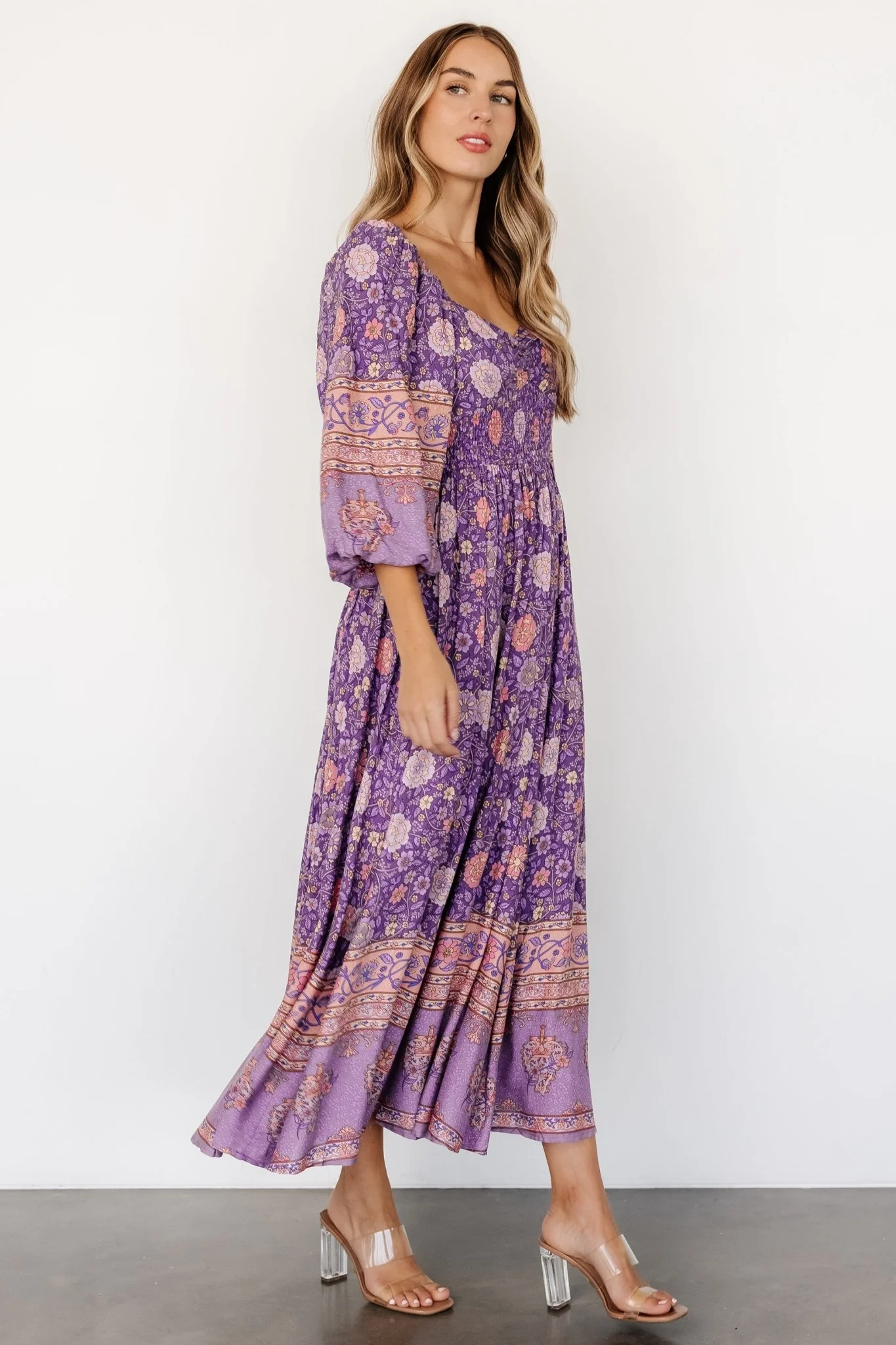 Trixie Dress | Purple Multi