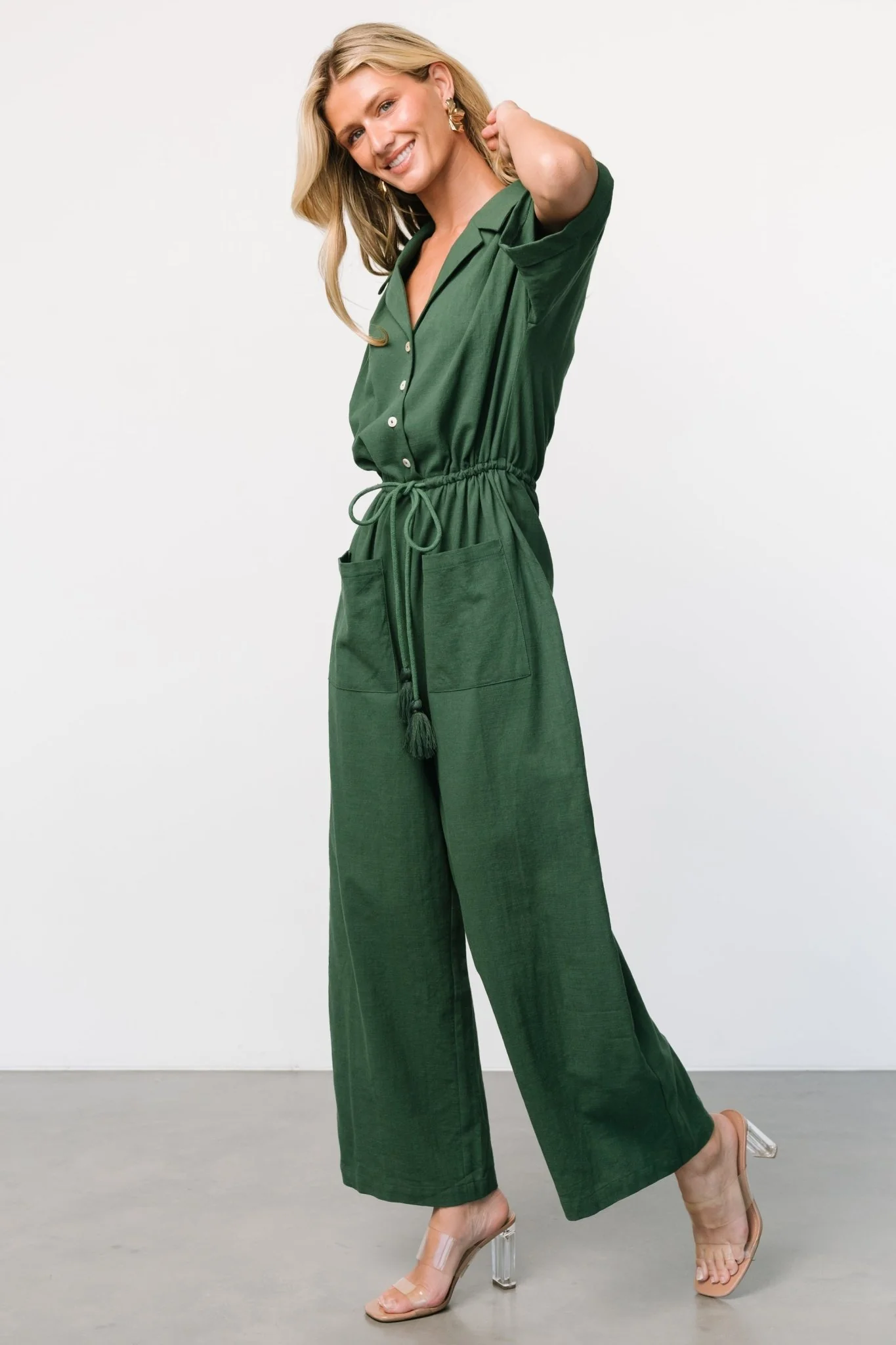 Hemming Jumpsuit | Green
