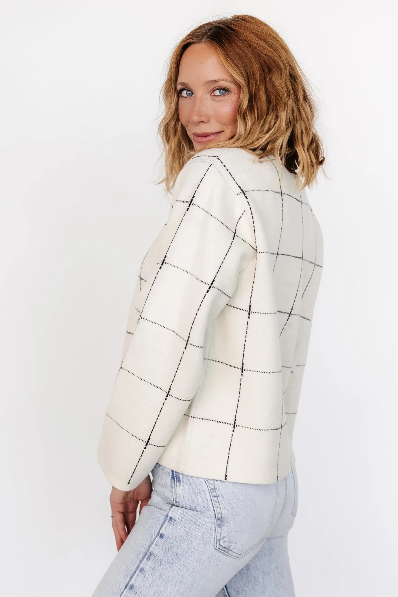 Remington Sweater | Ivory + Black
