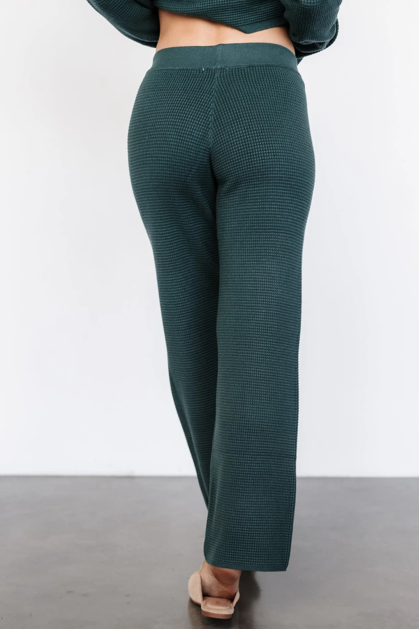Owen Waffle Pants | Green
